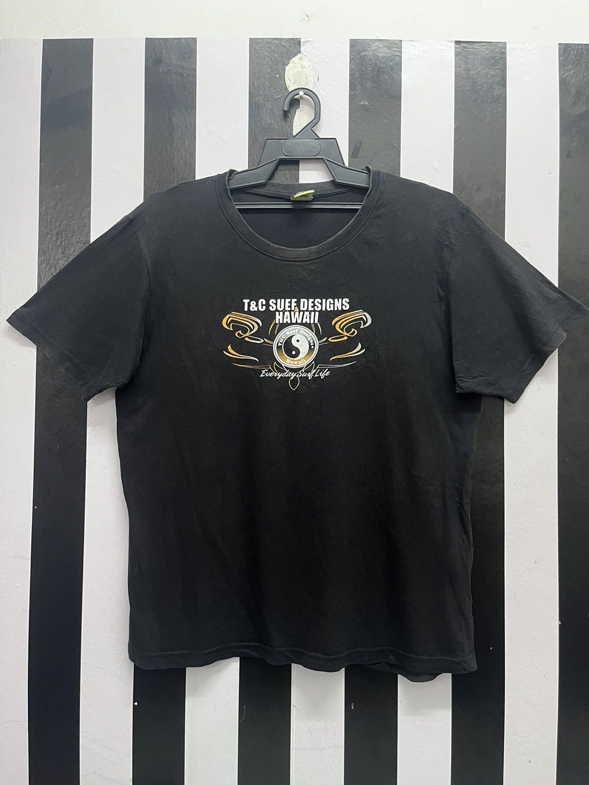 Vintage vintage 90s t shirt t & c surf Size US M / EU 48-50 / 2 - 1 Thumbnail