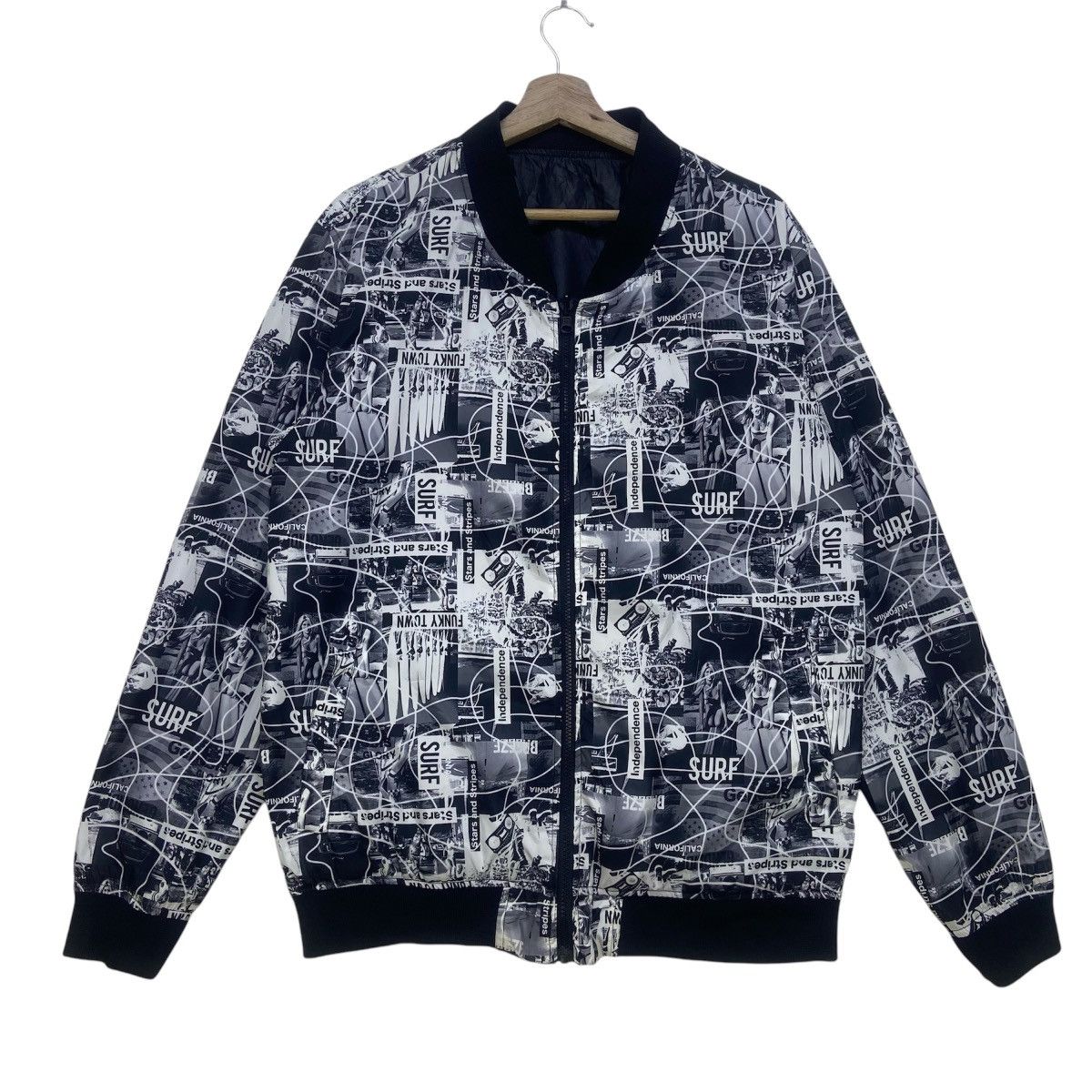 Japanese Brand Japanese Brand Surf Independence Full Print Bomber Style Size US M / EU 48-50 / 2 - 1 Thumbnail