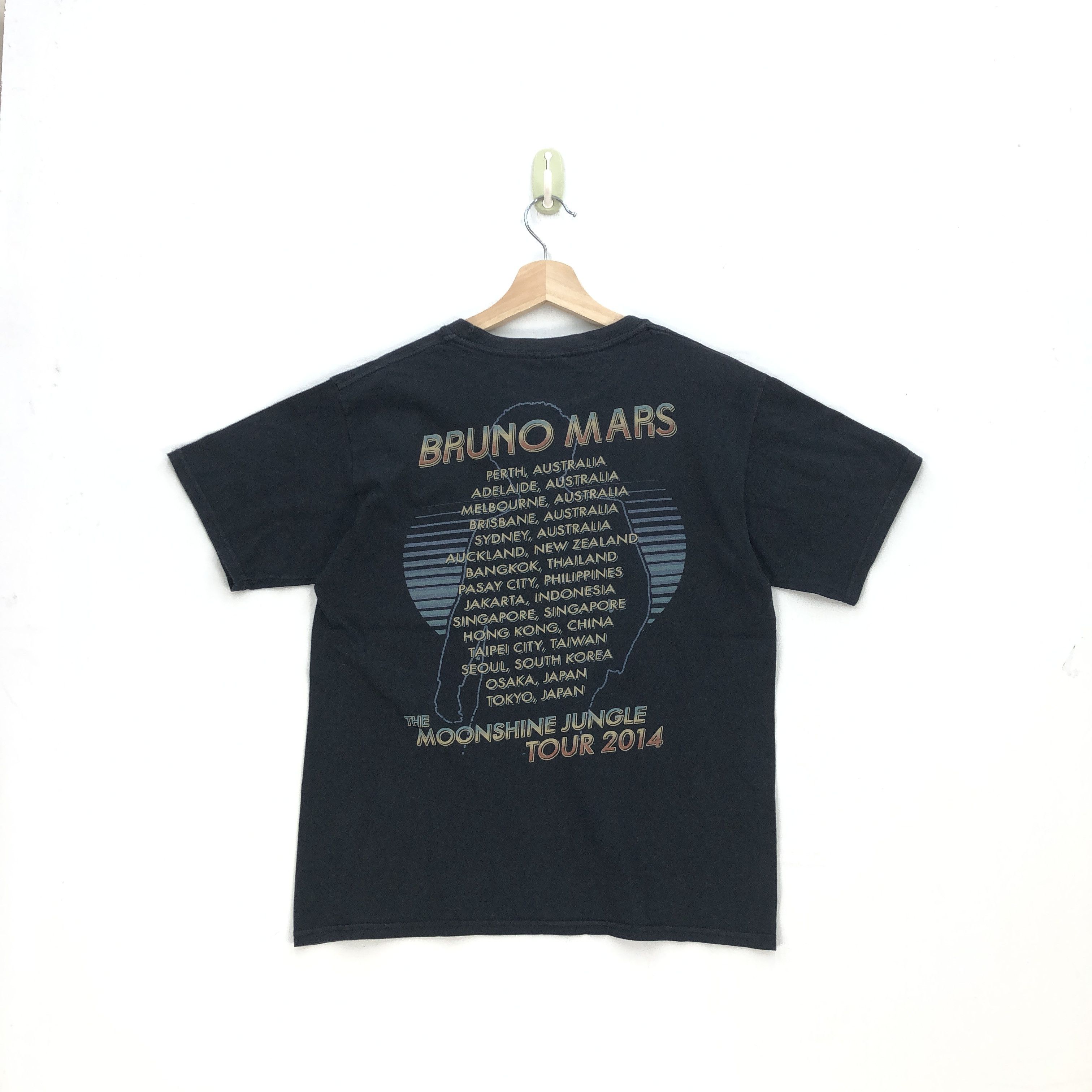Band Tees Vintage Y2K Bruno Mars T Shirt Bruno Mars Tour 2014 Tees Size US S / EU 44-46 / 1 - 2 Thumbnail