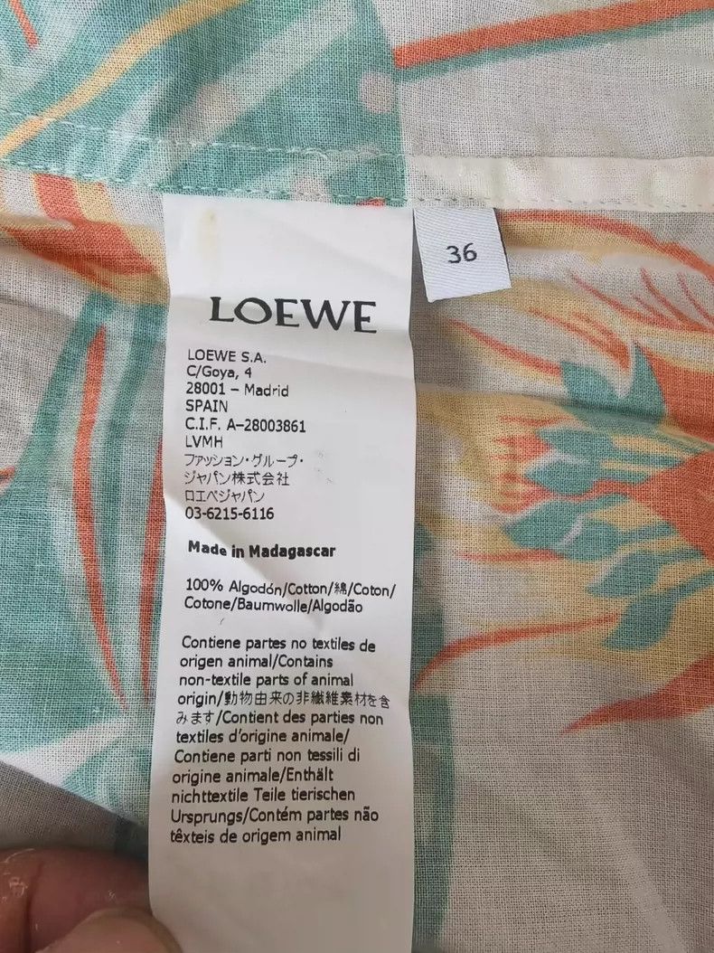 Loewe LOEWE Flower shirt Size S / US 4 / IT 40 - 4 Thumbnail