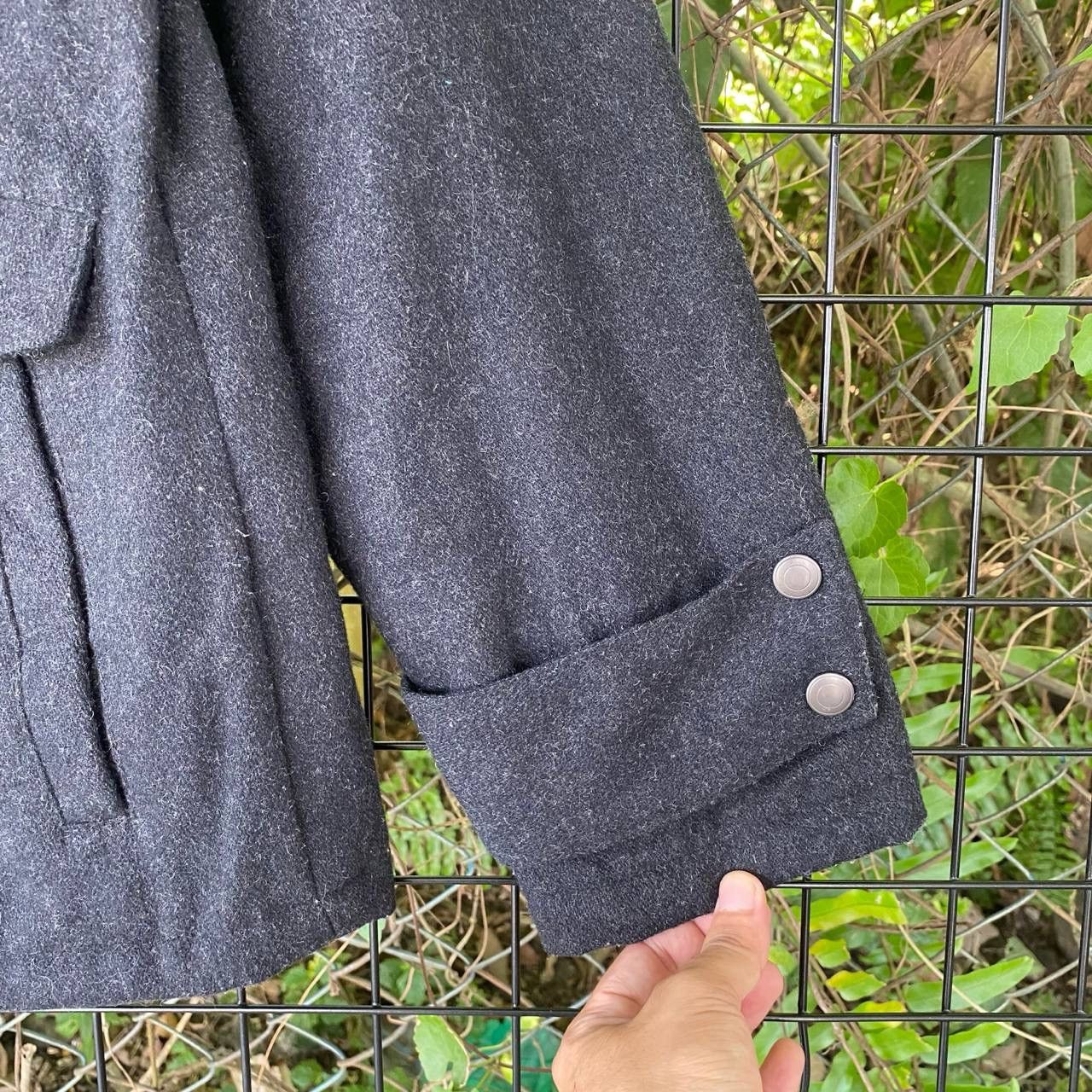 If Six Was Nine × Japanese Brand × NFL Red skins Punk style Multi Pocket Button Up Wool Size US M / EU 48-50 / 2 - 6 Thumbnail