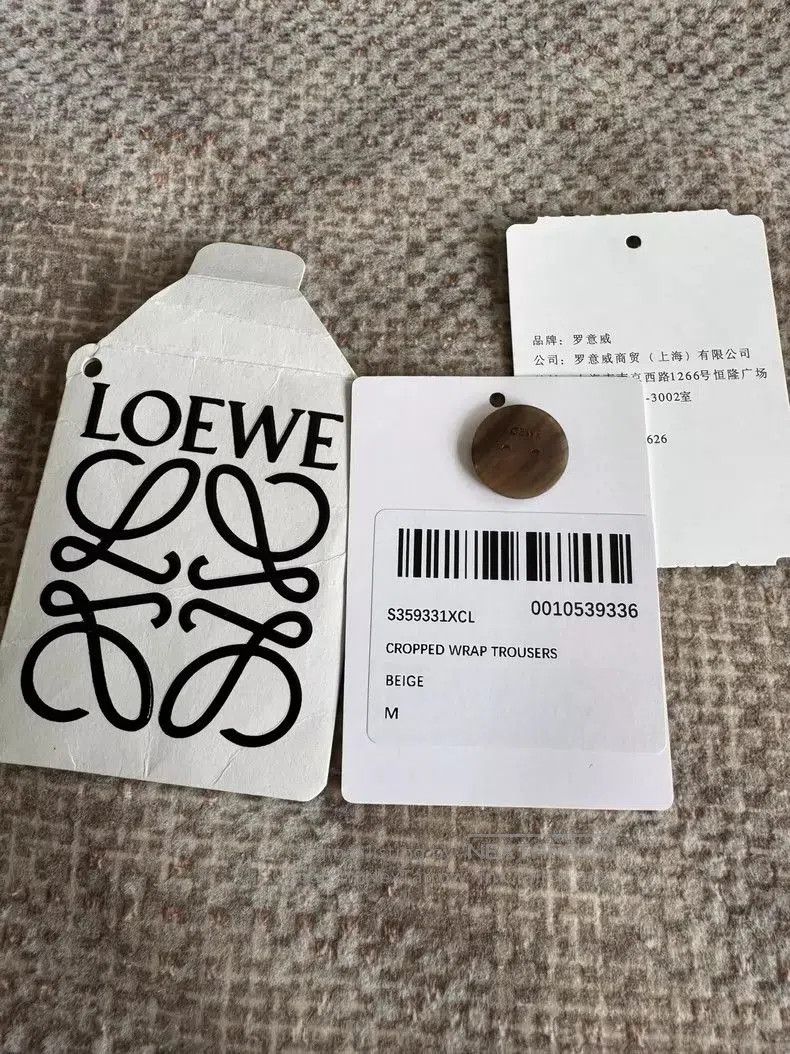 Loewe LOEWE Wide Leg Pants with Drawstring Waist- Size US 32 / EU 48 - 6 Thumbnail