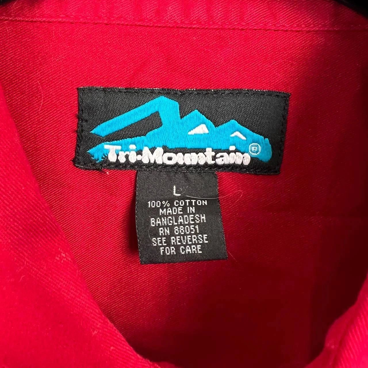 Other Tri-Mountain Shirt Men Button Down Short Sleeve Cotton L Size US L / EU 52-54 / 3 - 3 Thumbnail