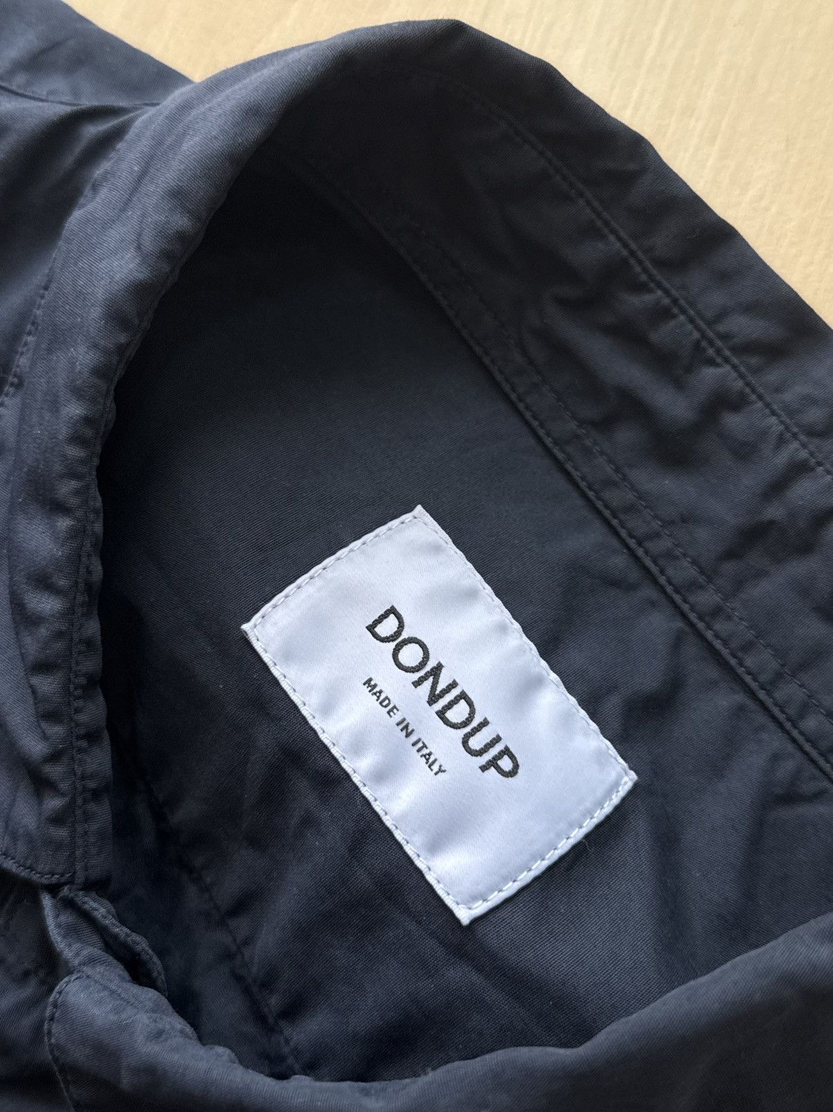 Dondup Dondup pocket long sleeve archive shirt dark navy Size US L / EU 52-54 / 3 - 3 Thumbnail