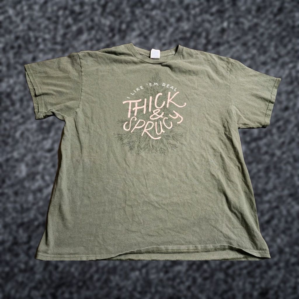 Delta VINTAGE Delta T-Shirt Christmas Funny Y2K 2000s 90s Green Adult Large Mens Womens Unisex Size US L / EU 52-54 / 3 - 1 Thumbnail