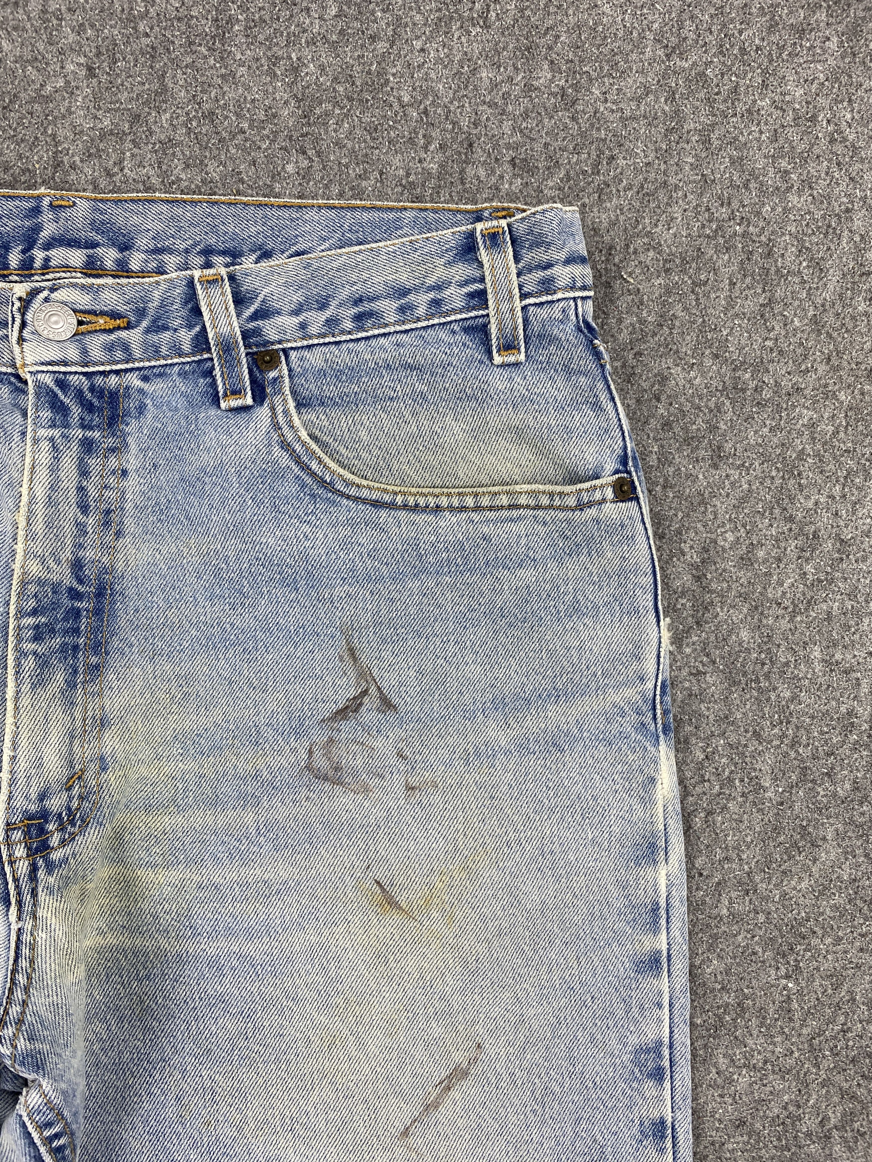 Levi's × Vintage Vintage 90s Levis Relaxed Straight Jeans Size US 35 - 8 Thumbnail