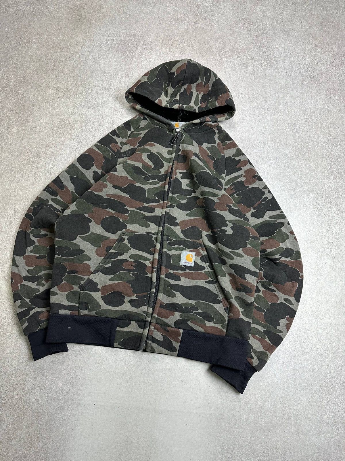Carhartt Vintage Carhartt Camo Active Zip Hoodie M Size US M / EU 48-50 / 2 - 3 Thumbnail