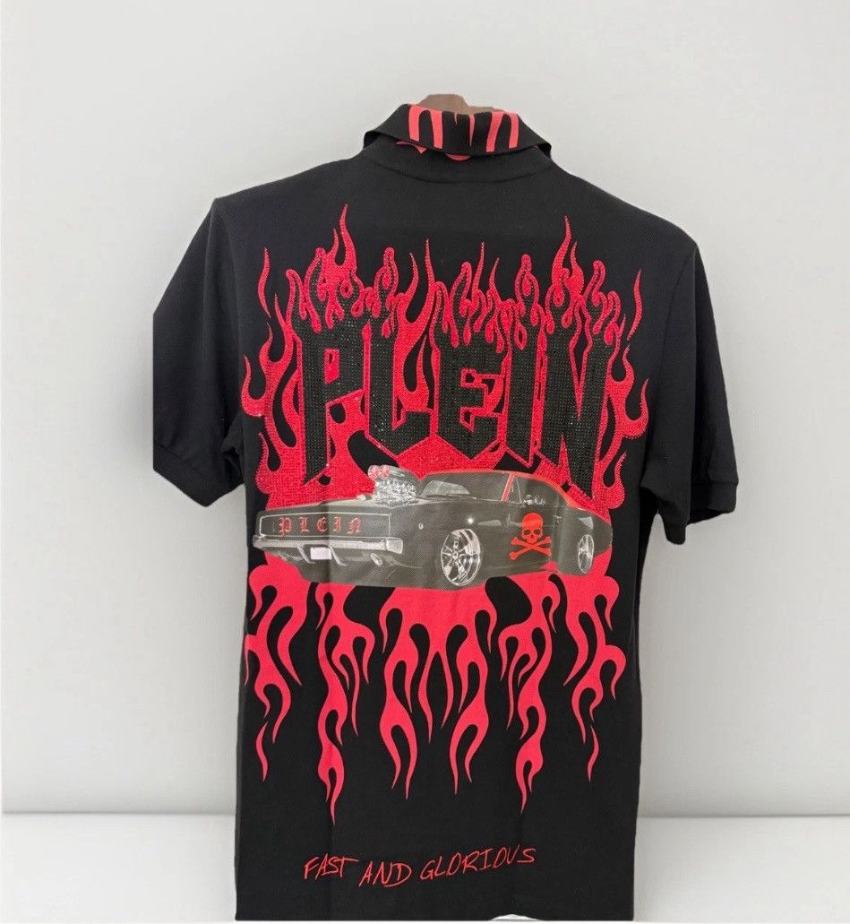 philipp plein Polo Shirt SS Size M NWT $530
