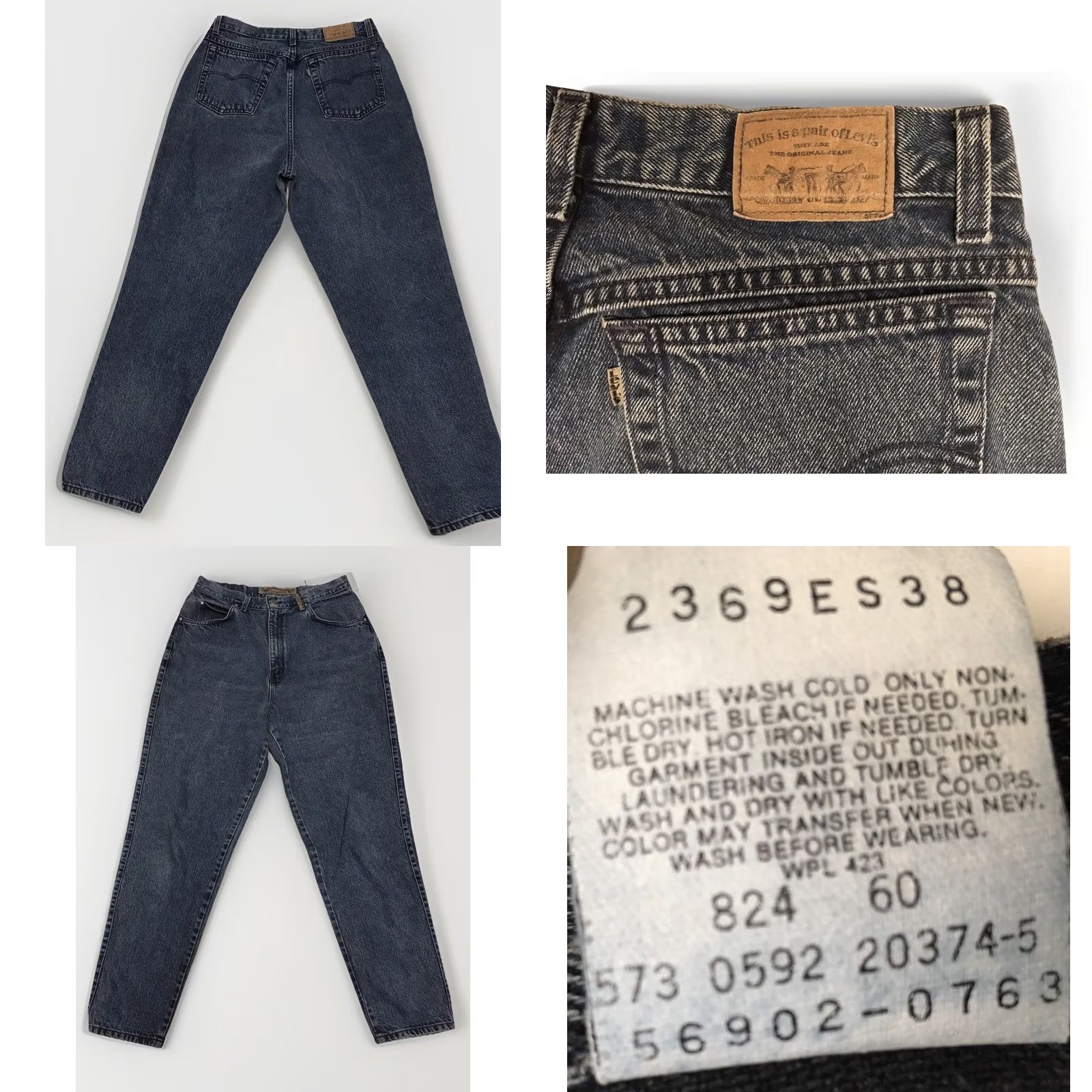 Levi's VINTAGE Levi’s 900 Series Jeans High Waist Tapered Leg 14 32 in Waist Mom Jeans Blue Denim USA Handcrafted Size 36" / US 14 / IT 50 - 8 Thumbnail