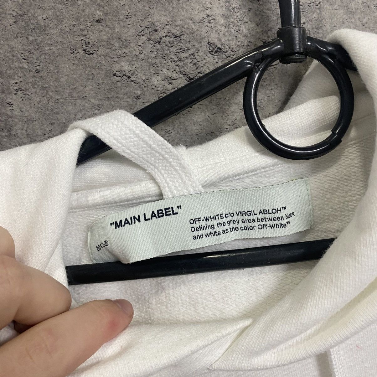 Off-White Off White Unfinished Arrows Hoodie Big Logo Size L Size US L / EU 52-54 / 3 - 19 Thumbnail