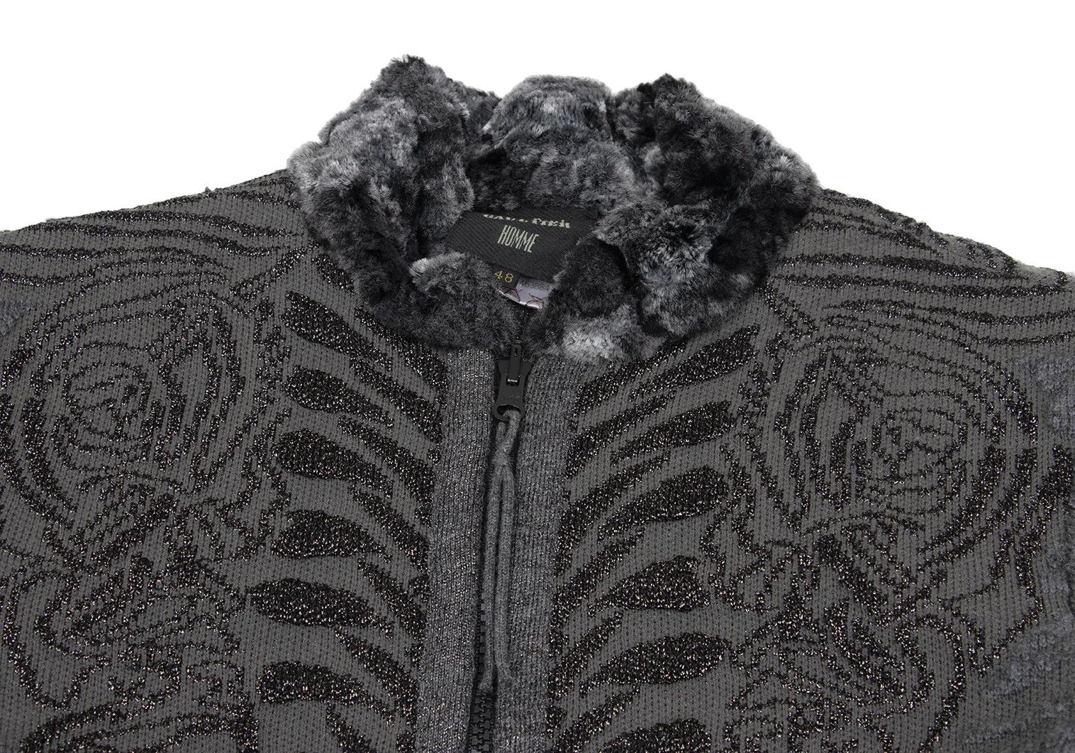 Jean Paul Gaultier Reversible Knit Blouson with Berber Lining in Gray Size US M / EU 48-50 / 2 - 5 Thumbnail