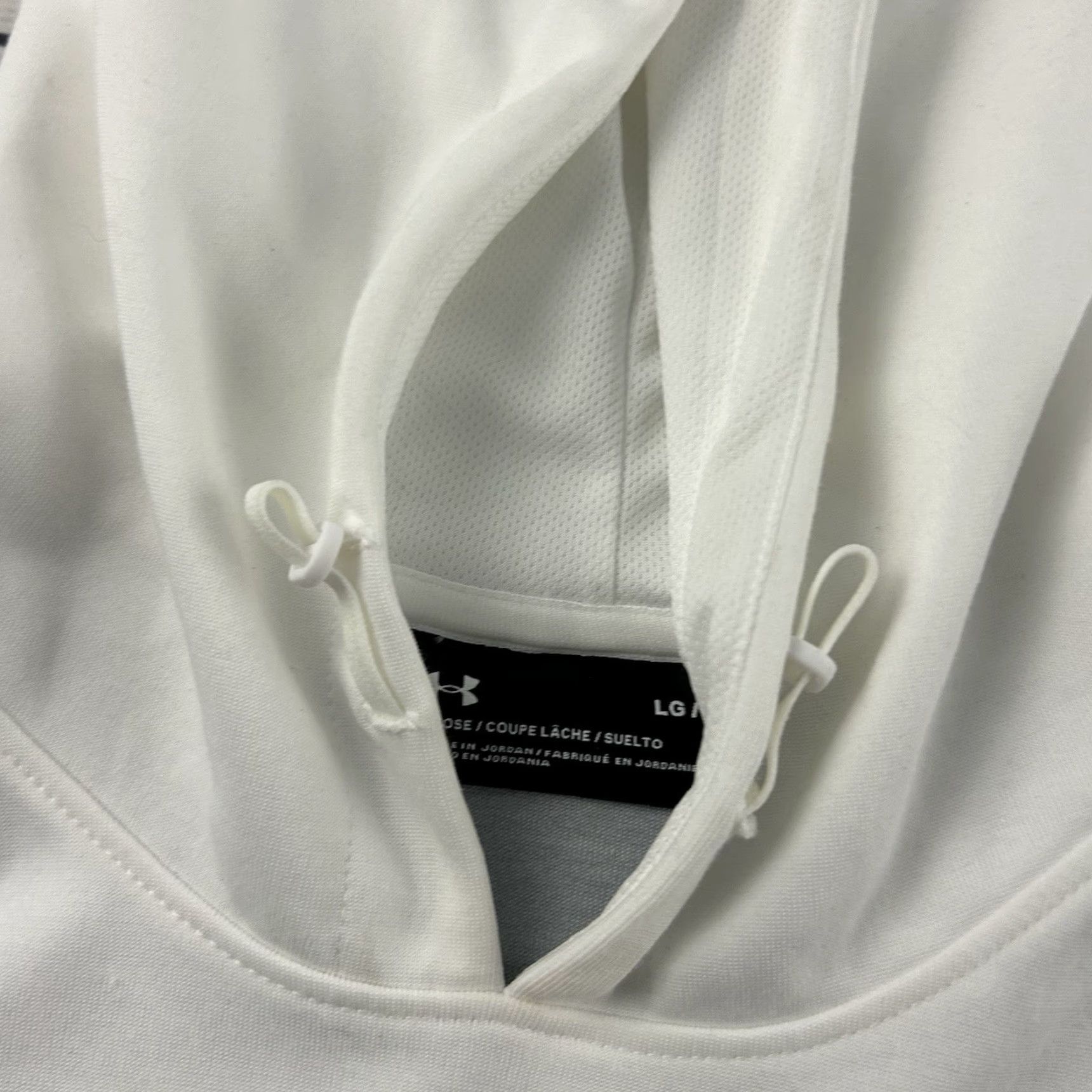Under Armour Under Armour Hoodie Mens L White Navy Pullover Sweatshirt Size US L / EU 52-54 / 3 - 2 Thumbnail