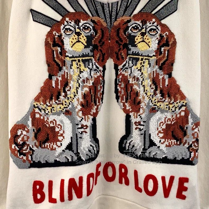 Gucci Gucci Beige logo letter dog embroidery cotton hooded draws Size US M / EU 48-50 / 2 - 6 Thumbnail