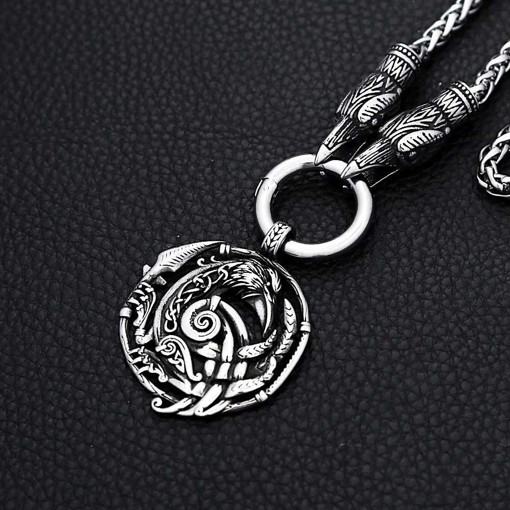 Other Vikings Raven Pendant Necklace Size ONE SIZE - 3 Thumbnail
