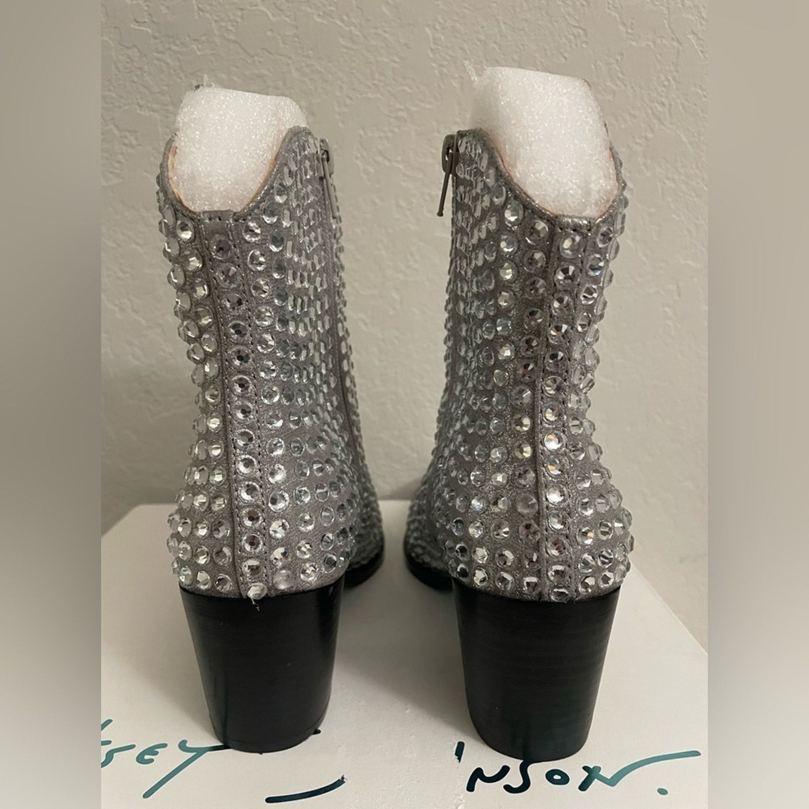 Betsey Johnson Betsey Johnson Neil Jewel Studded Boot in Silver Womens 6.5 Size US 6.5 / IT 36.5 - 4 Thumbnail