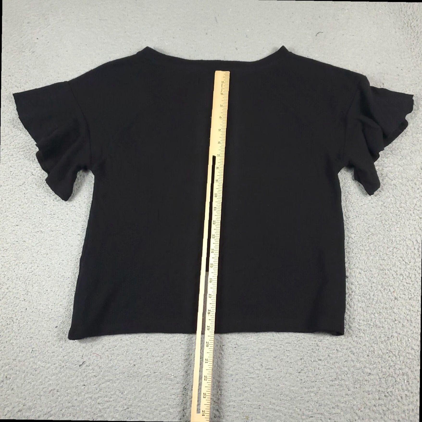 Abercrombie & Fitch Abercrombie Fitch Womens Small Black Short Sleeve T Shirt Size S / US 4 / IT 40 - 3 Thumbnail
