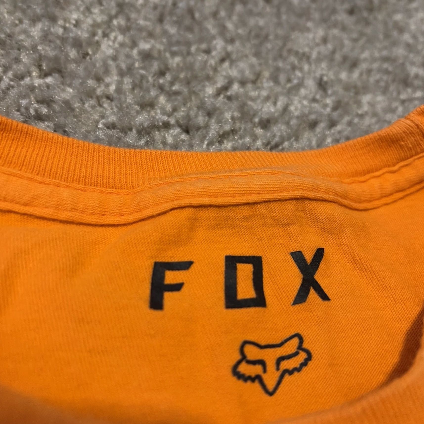 Fox Racing Fox Racing Motors Orange Cyber Y2K T-Shirt L Mens Orange Casual Size US L / EU 52-54 / 3 - 4 Thumbnail