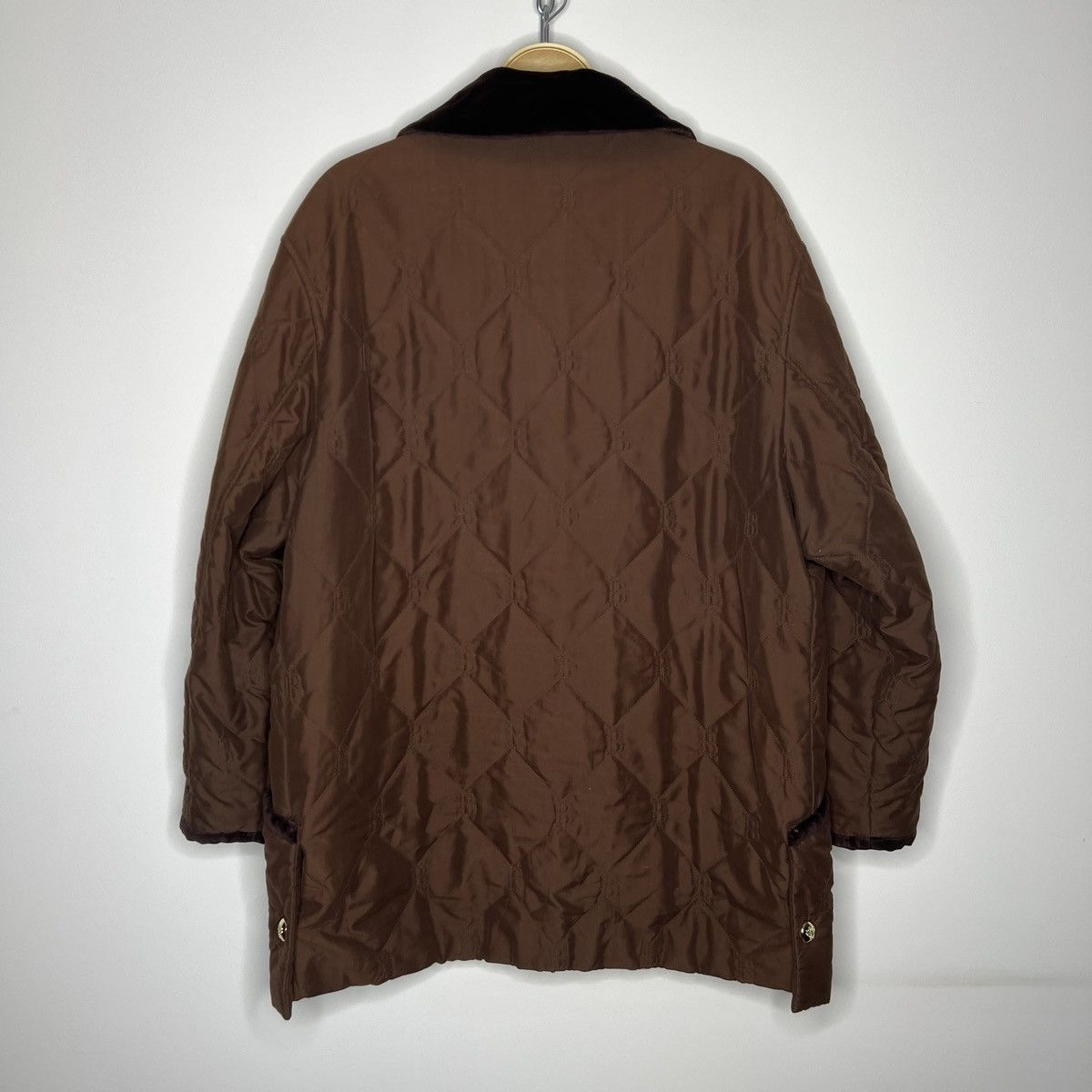 Burberry Vintage Burberry Quilted Brown Coat Jacket Monogram 90s Size US M / EU 48-50 / 2 - 7 Thumbnail