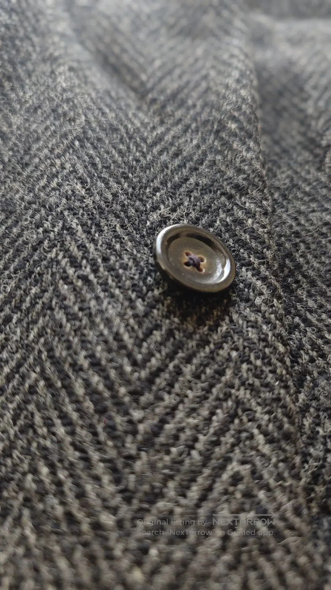 J.Crew Vintage J.Crew Herringbone Wool Coat. Size US M / EU 48-50 / 2 - 4 Thumbnail