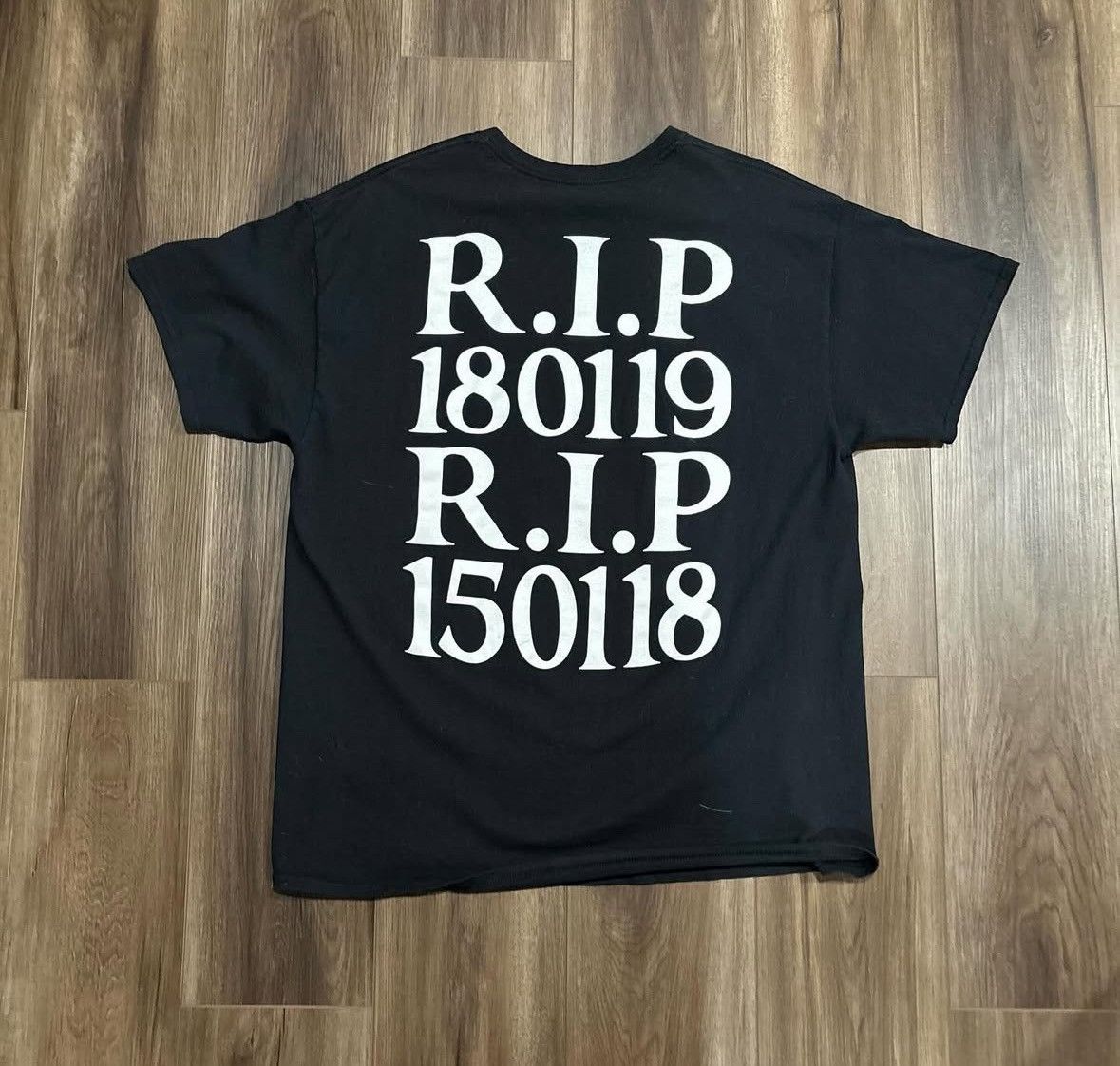 AWGE Playboi Carti Die Lit Tour REST IN PEACE tee - L Size US L / EU 52-54 / 3 - 2 Thumbnail