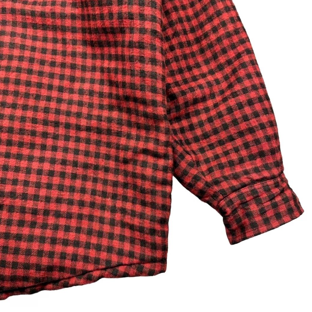 Vintage VINTAGE Northcrest Shacket Jacket Men's XLT Plaid 90s Barn Chore Quilted Lined Hiking Cotton Red Wind-Resistant Size US XL / EU 56 / 4 - 4 Thumbnail