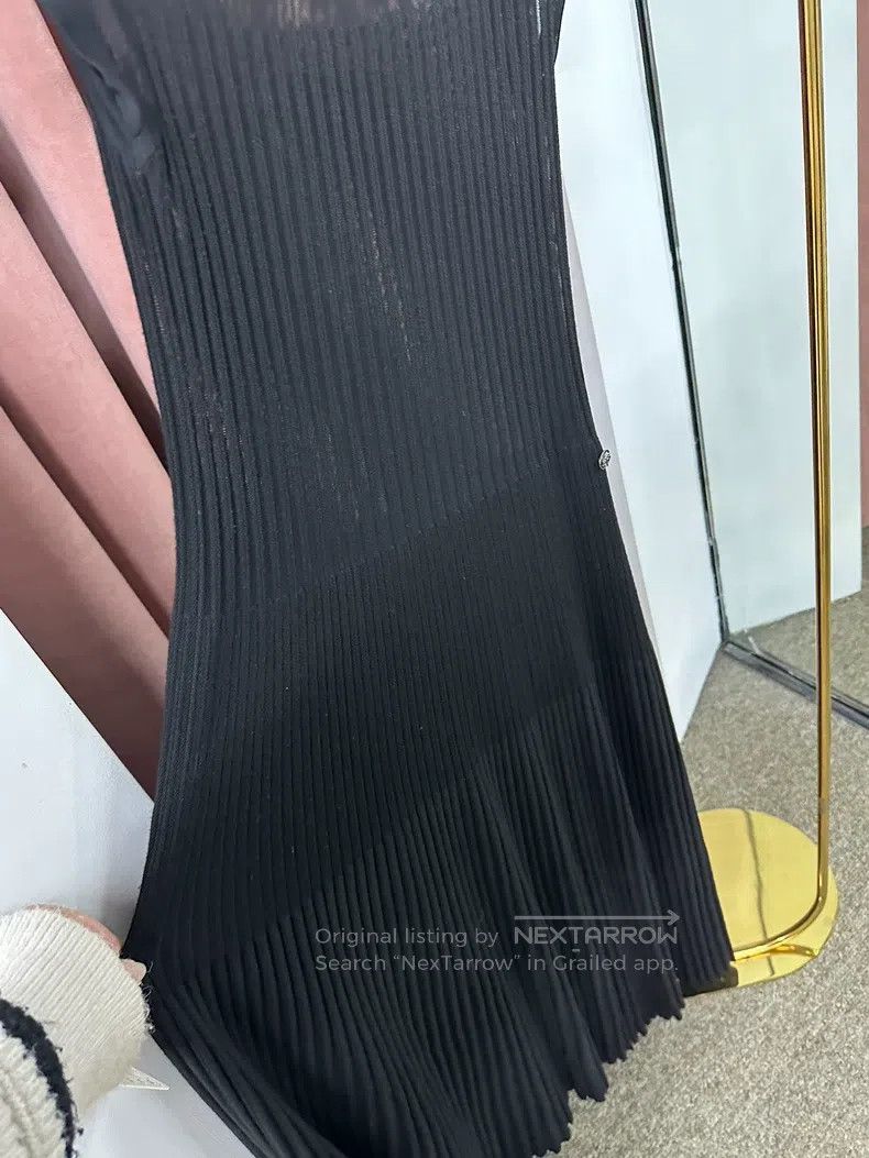 Chanel Chanel Black pleated dress Size XS / US 0-2 / IT 36-38 - 3 Thumbnail