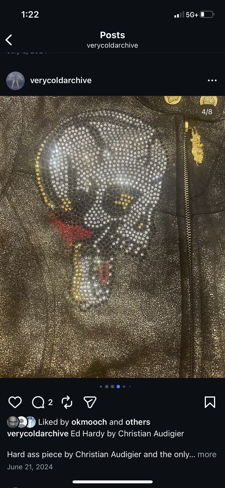 Ed Hardy Ed Hardy X Christian Audigier Size US S / EU 44-46 / 1 - 4 Thumbnail