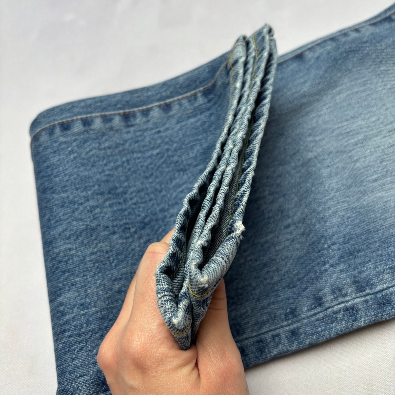 Sid Mashburn $175 Sid Mashburn Slim Straight Jeans 34x32 Made in USA Size US 34 / EU 50 - 10 Thumbnail