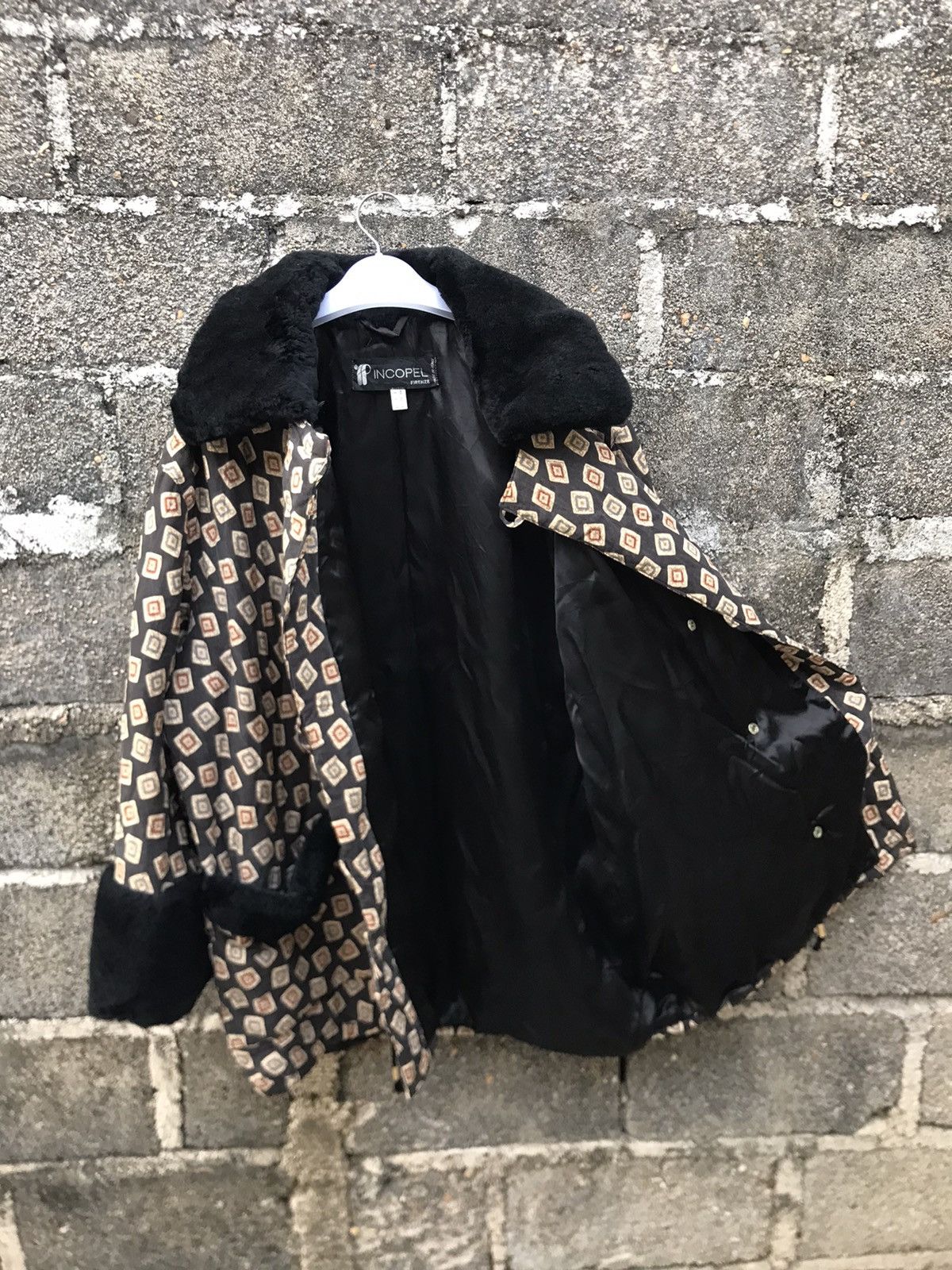 Vintage ⚡️Vintage Incopel Italian Fur Collar Button Jacket Size M / US 6-8 / IT 42-44 - 8 Thumbnail