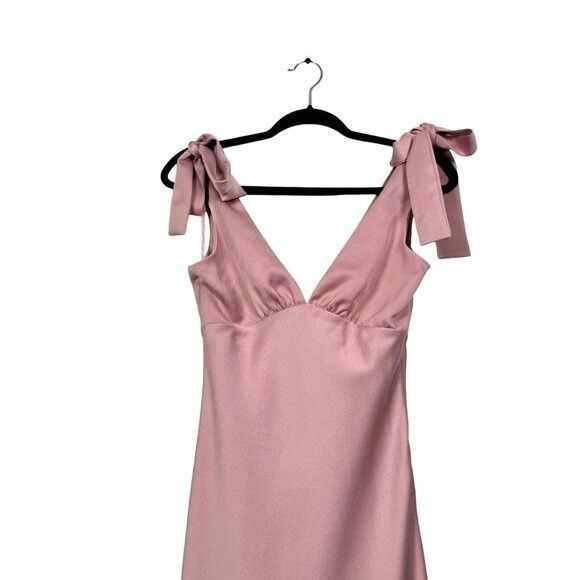 Sachin & Babi BHLDN Sachin & Babi Hudson Satin Charmeuse Midi Dress in Dus Size S / US 4 / IT 40 - 4 Thumbnail