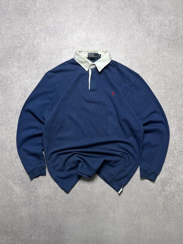 Polo Ralph Lauren VINTAGE POLO RALPH LAUREN Y2K RUGBY SHIRT HYPE M Size US M / EU 48-50 / 2 - 1 Thumbnail
