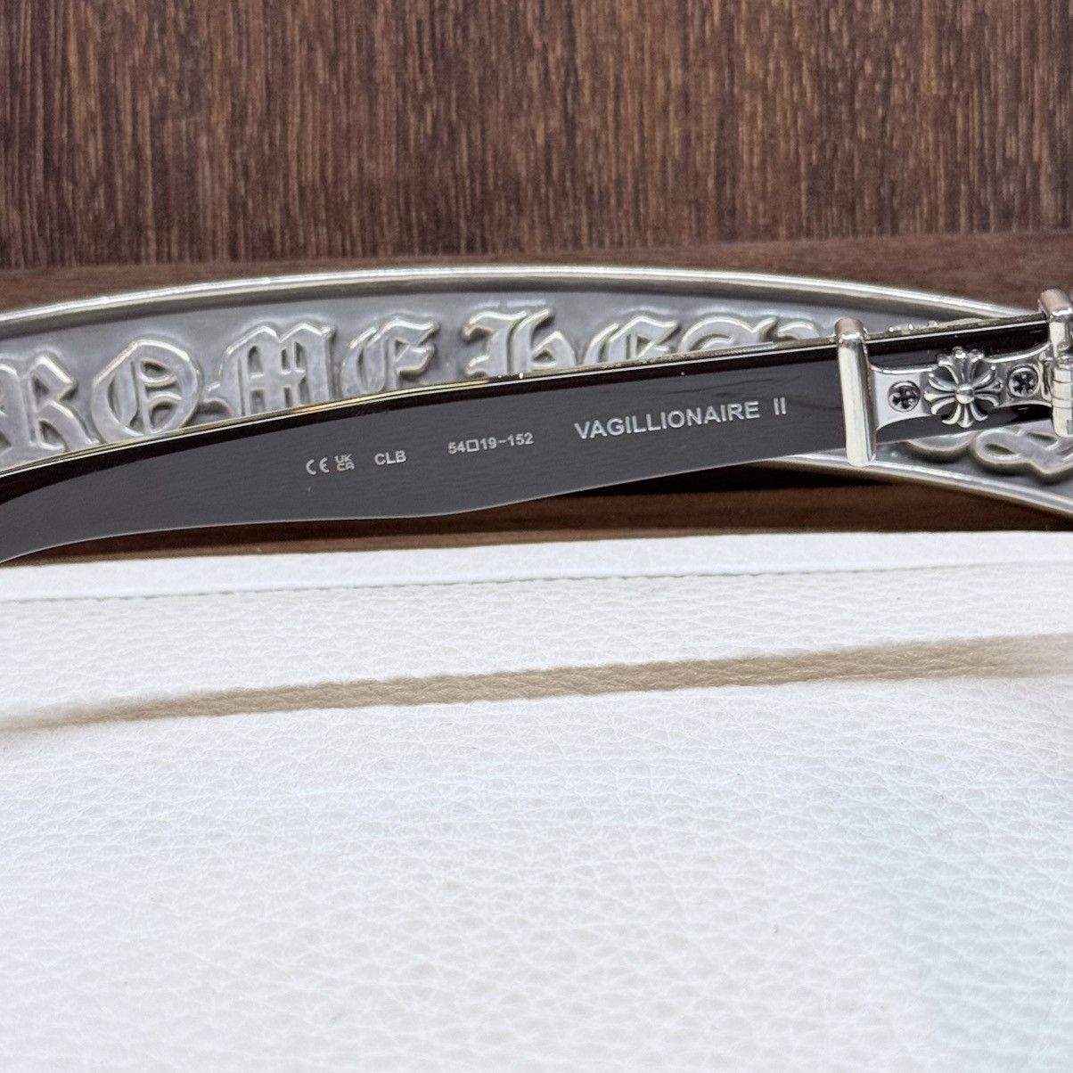 Chrome Hearts Chrome Hearts Vagillionaire II ‘Murky Waters’ Sunglasses Size ONE SIZE - 6 Thumbnail