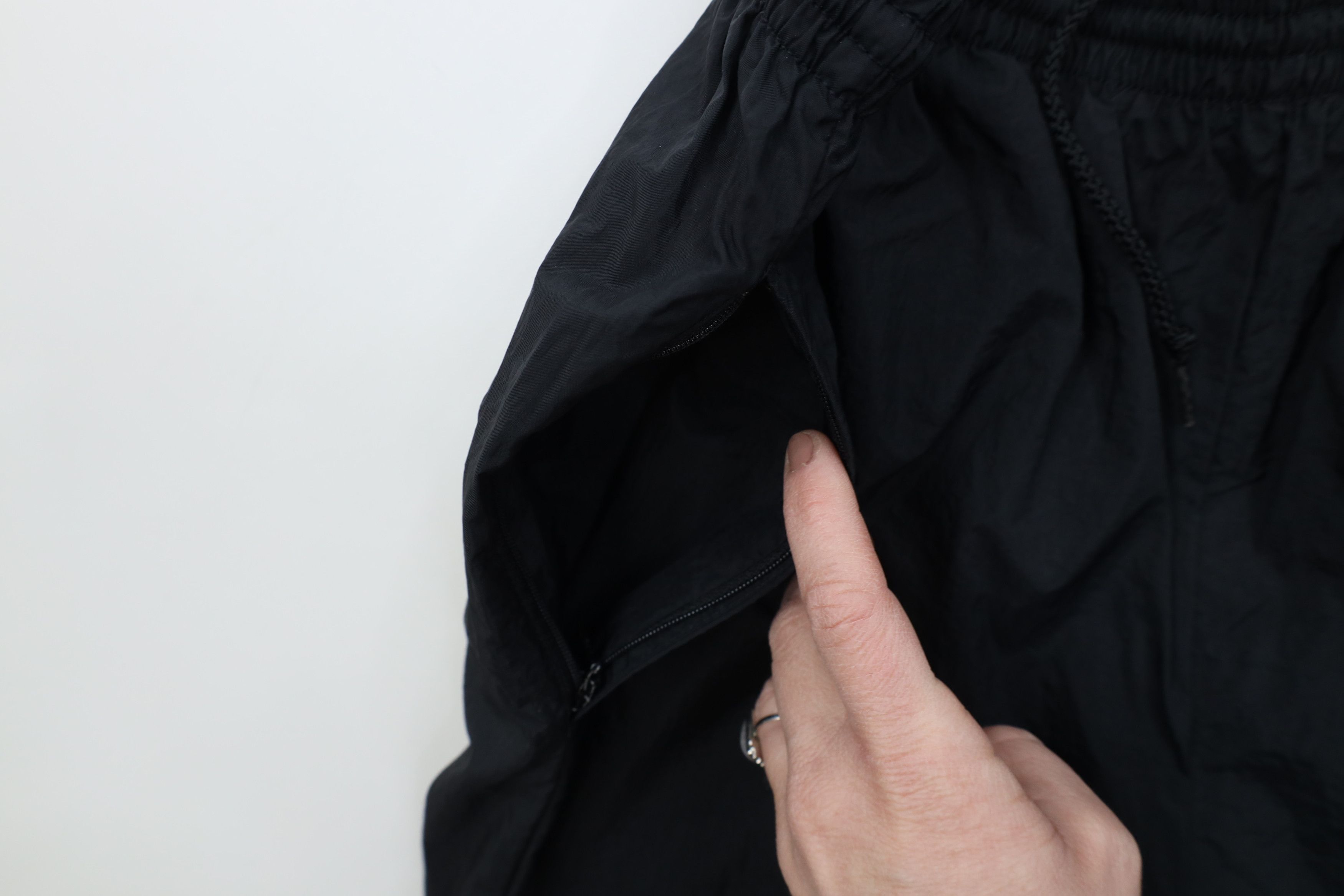 Nike Vintage 90s Nike Scott Mini Swoosh Lined Joggers Pants Black Size US 34 / EU 50 - 9 Thumbnail