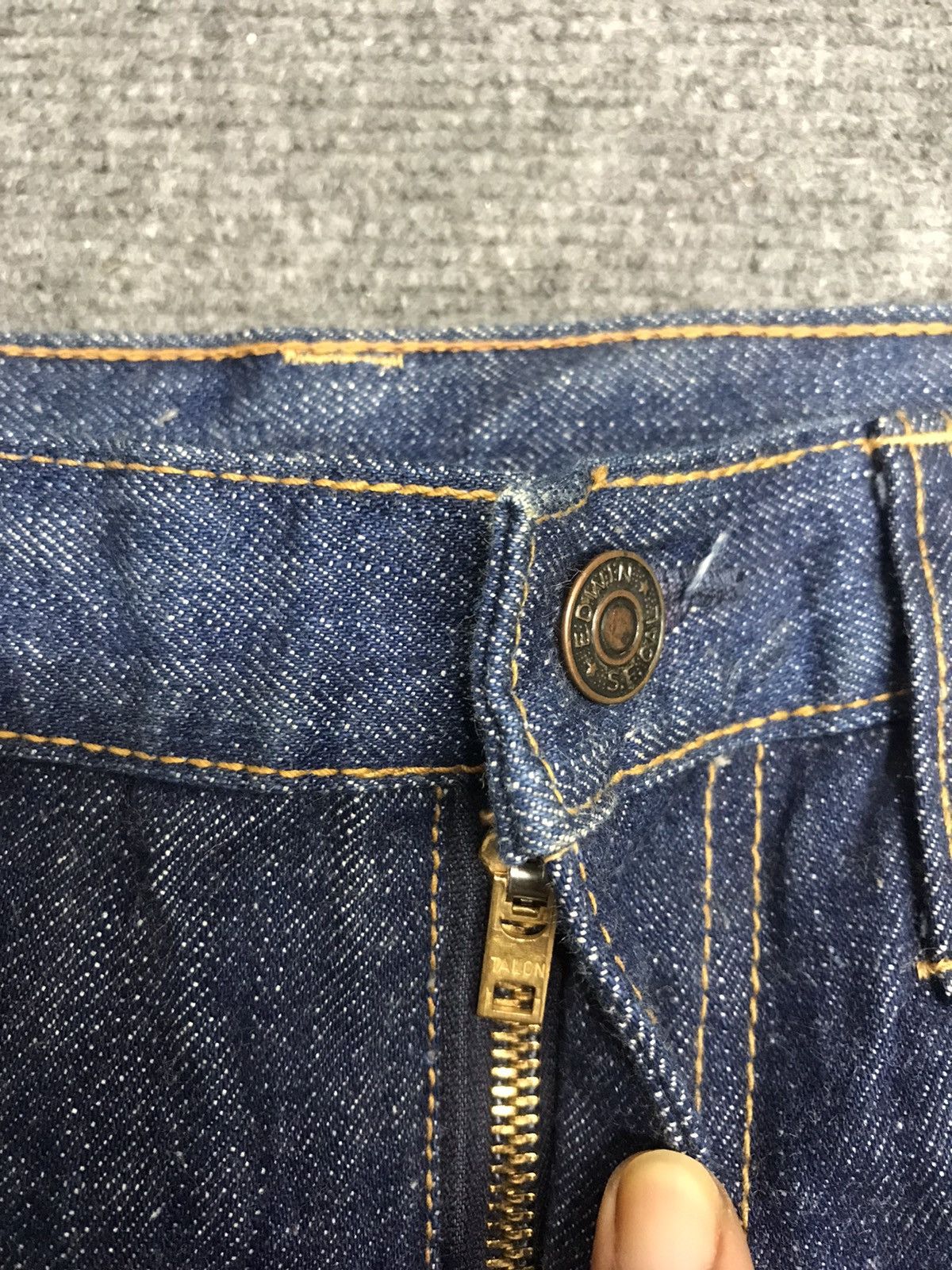 Edwin 💥VINTAGE BOOTCUT💥ARCHIVAL EDWIN 1003 VERY RARE DENIM F447 Size US 32 / EU 48 - 7 Thumbnail