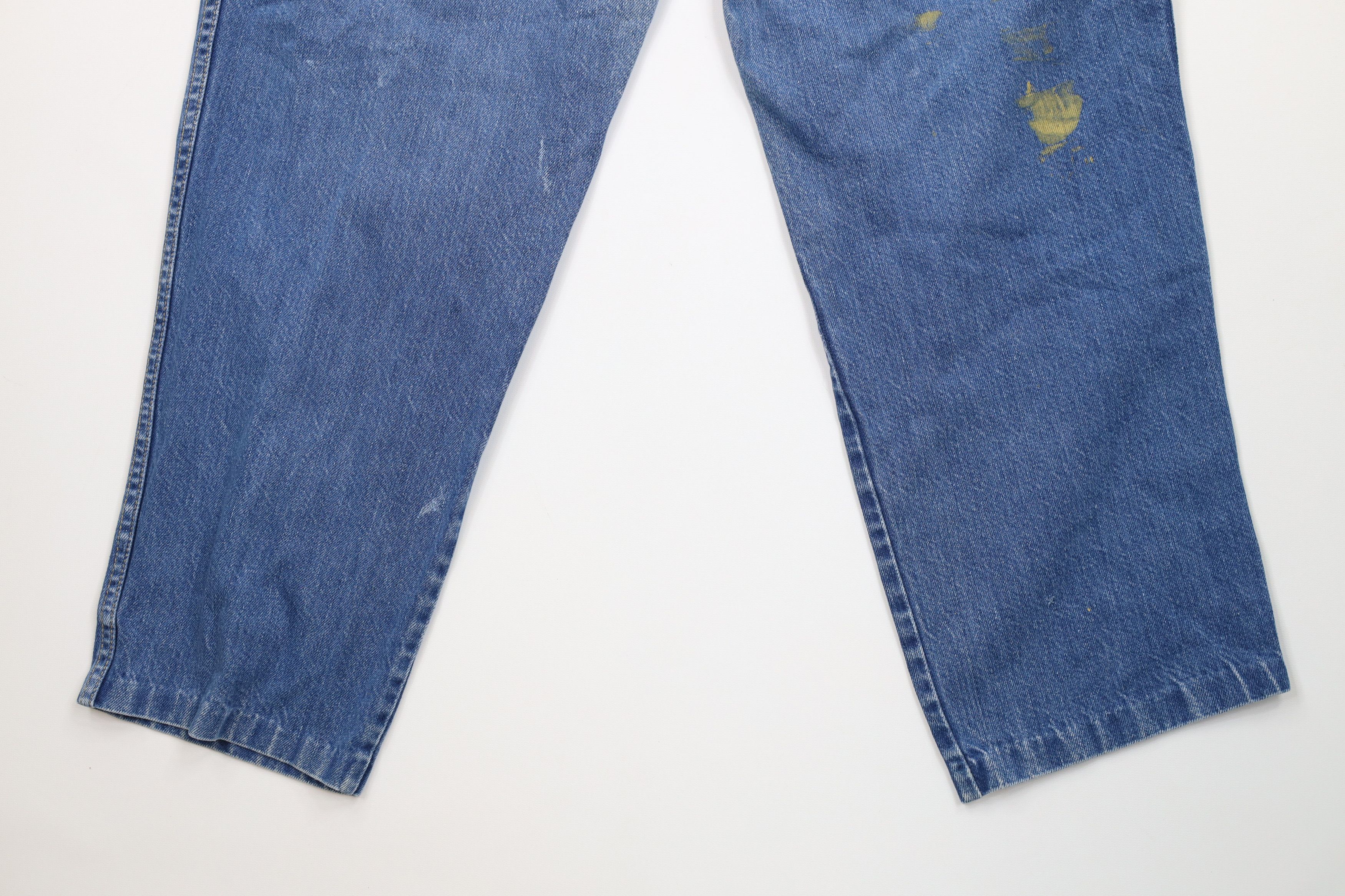 Vintage Vintage 70s Streetwear Pleated High Waisted Denim Jeans USA Size 36" / US 14 / IT 50 - 14 Thumbnail