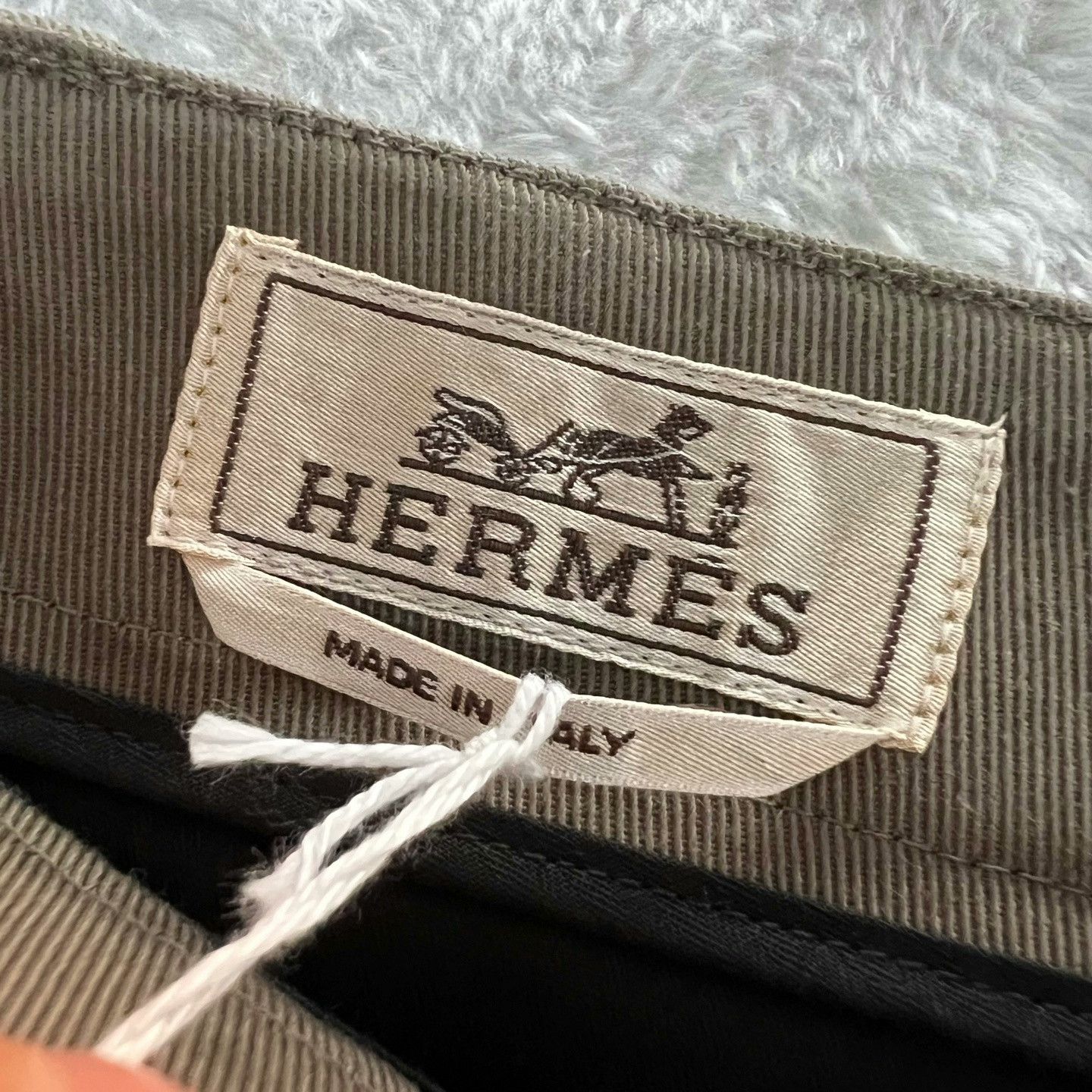 Hermes Hermes Solid Straight-Leg Pants Size US 28 / EU 44 - 3 Thumbnail
