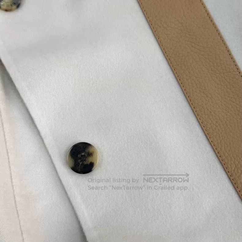 Hermes Hermes Beige Patchwork Design Cashmere Overcoat Size XS / US 0-2 / IT 36-38 - 7 Thumbnail