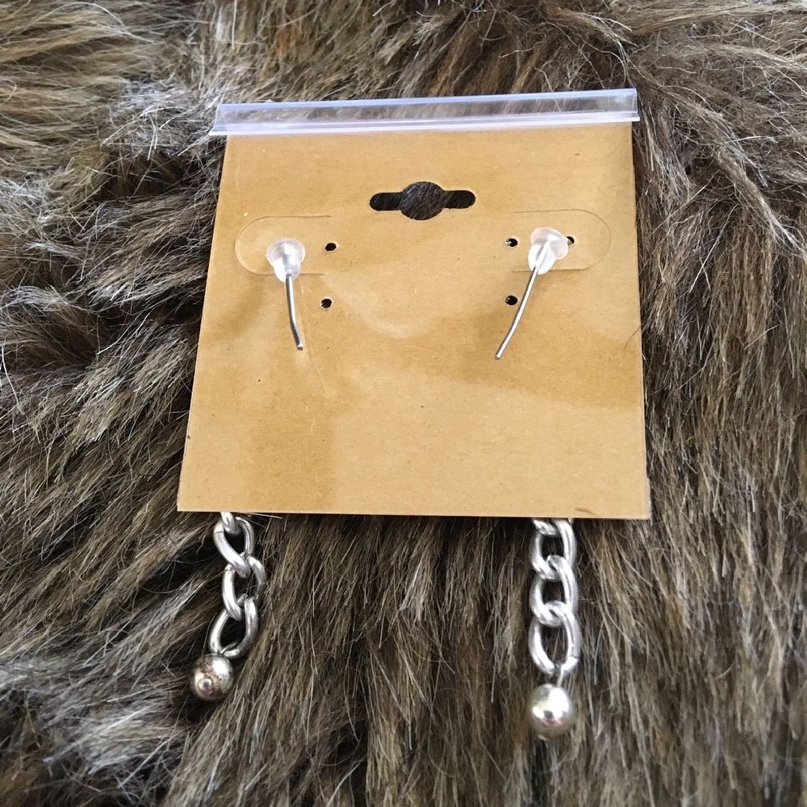 Vintage Vintage repurpose silver chain dangle earrings Size ONE SIZE - 4 Thumbnail