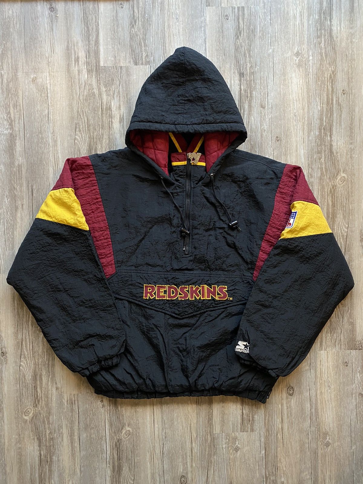 Vintage Starter - Washington 'Redskins' Hooded Jacket 1990's