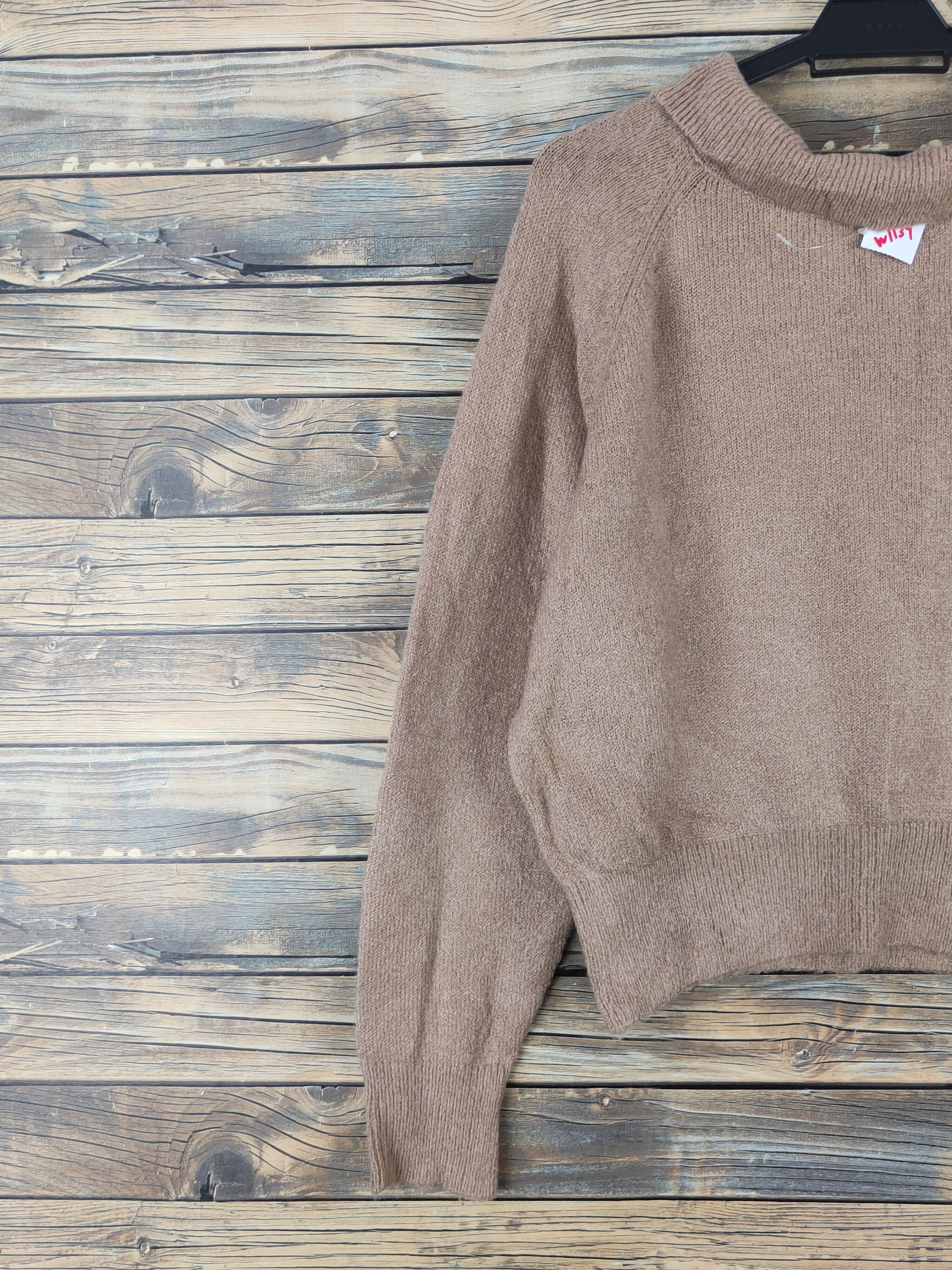Homespun Knitwear × Japanese Brand × Vintage Earth Music & Ecology Brown Knitwear Crop Tops #W1139 Size M / US 6-8 / IT 42-44 - 3 Thumbnail