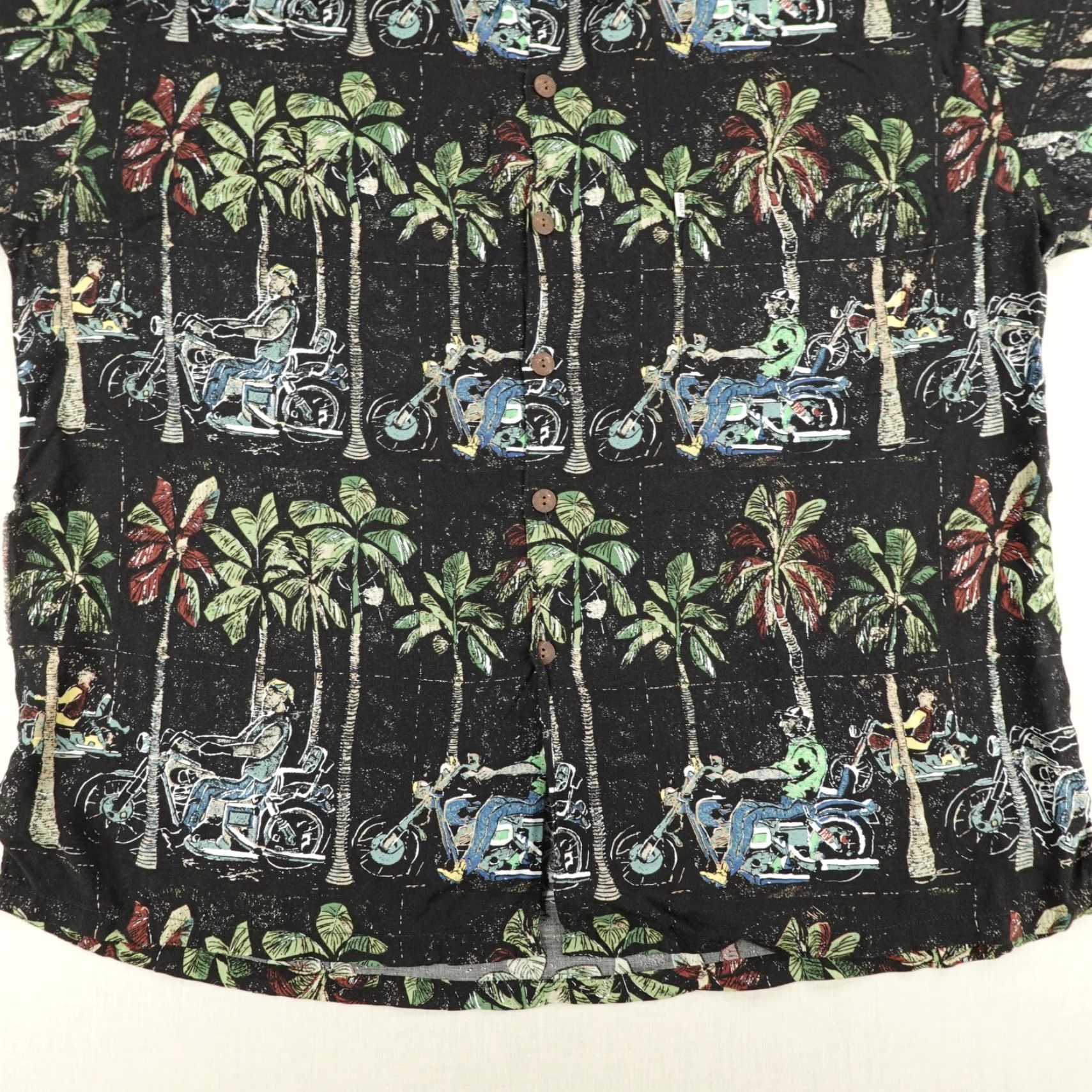 Vintage VINTAGE Kahala AVi Shirt Mens XL Black Floral Hawaiian Button-Up Aloha Tropical Beach 90s Mens XL Size US XL / EU 56 / 4 - 5 Thumbnail