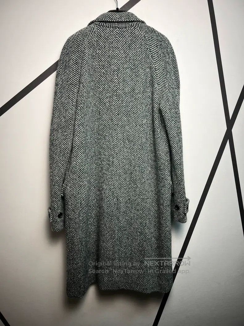 Saint Laurent Paris Saint Laurent Paris Herringbone Wool Coat Size US M / EU 48-50 / 2 - 2 Thumbnail