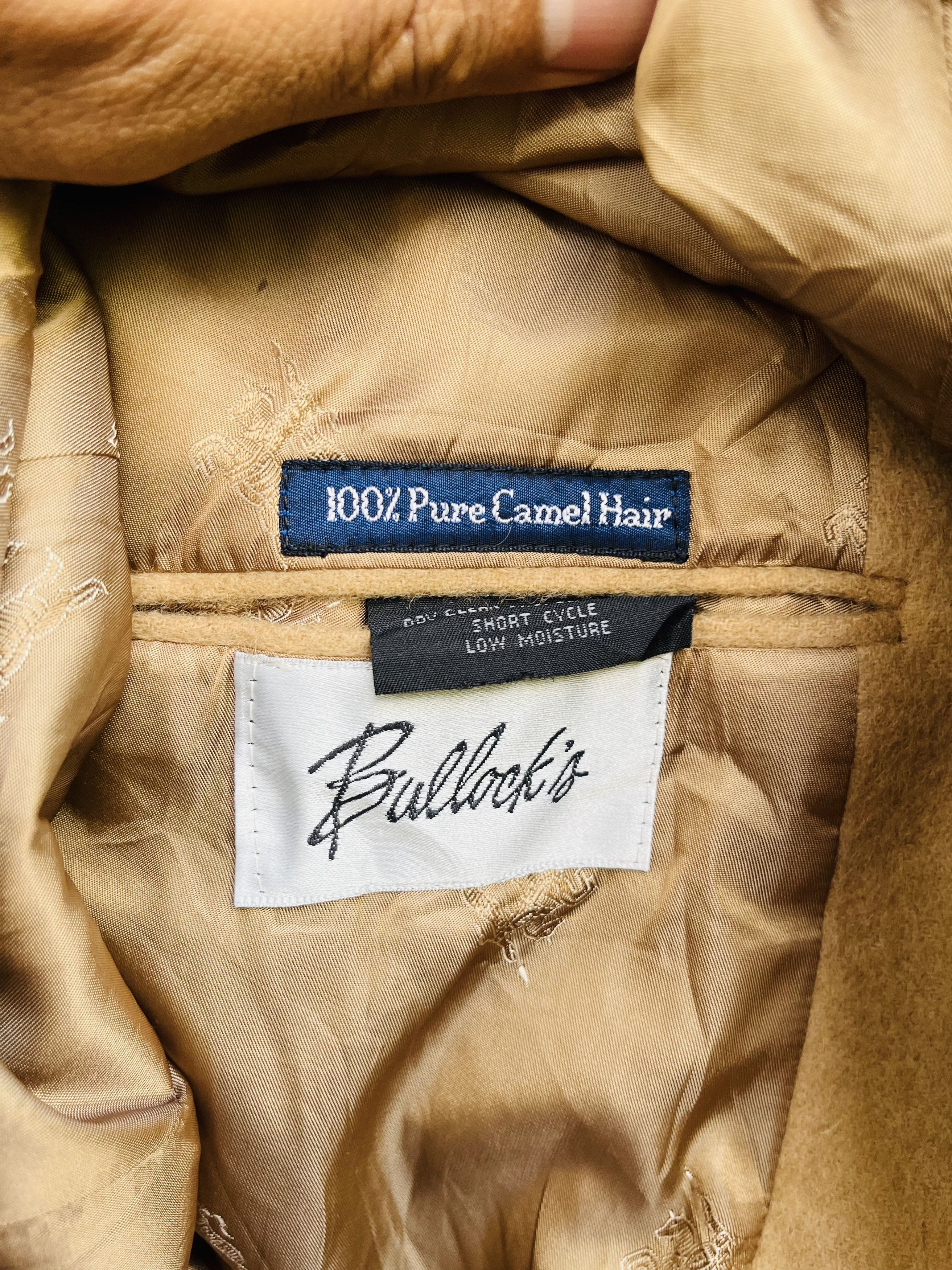 Burberry × Japanese Brand Vintage Burberrys Bullocks 100% Pure Camel Hair Wool Jacket Size US M / EU 48-50 / 2 - 7 Thumbnail