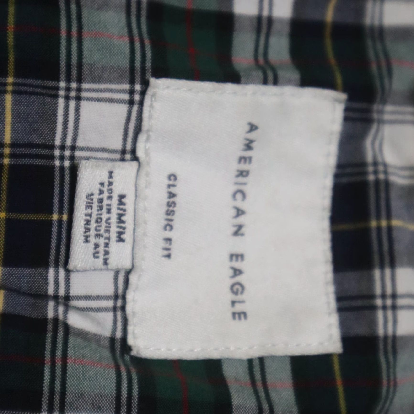 American Eagle Outfitters American Eagle Shirt Blue Green Check Plaid Pocket Button-Up Adult M Medium Men's Shirt Plaid 100% Cotton Casual Vintage No Logo 90s Theme? Size US M / EU 48-50 / 2 - 3 Thumbnail
