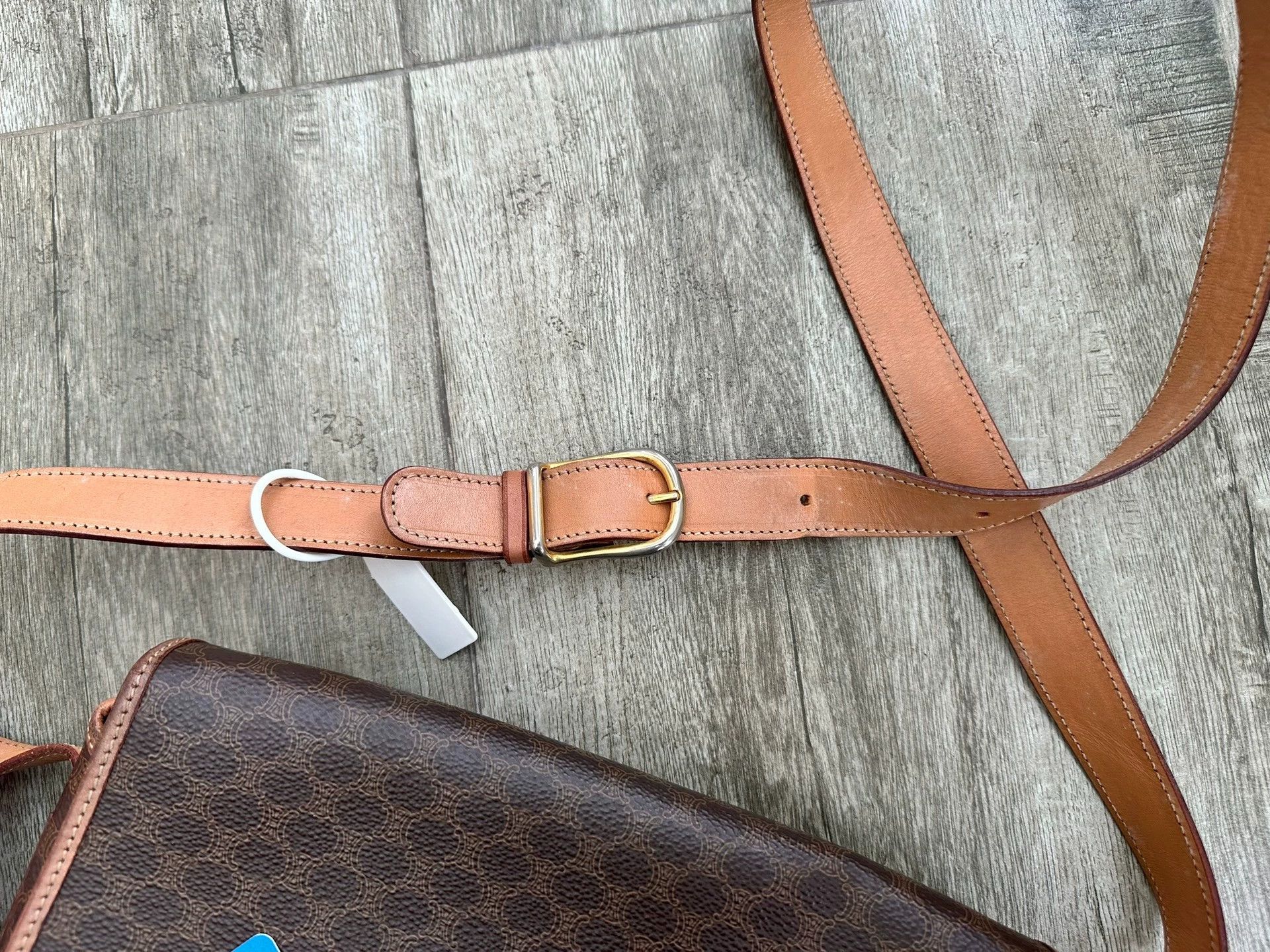 Celine Celine Trotteur Flap gold loop vintage crossbody Size ONE SIZE - 8 Thumbnail