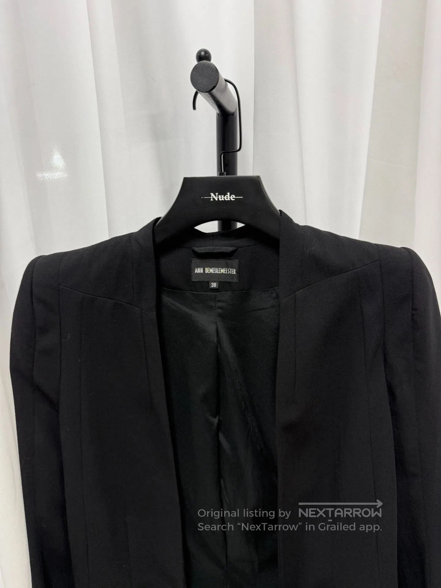 Ann Demeulemeester Ann Demeulemeester Pagoda Shoulder Blazer. Size S / US 4 / IT 40 - 2 Thumbnail