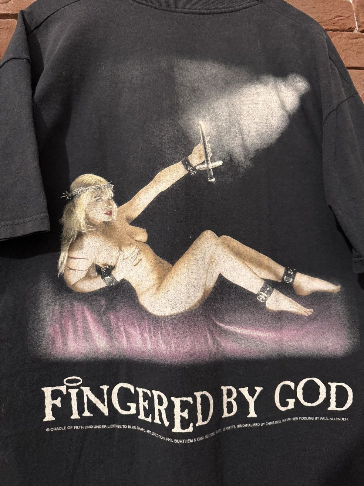 Band Tees Vintage 2000 Cradle of Filth Touched By Jesus Band Tshirt Size US XL / EU 56 / 4 - 3 Thumbnail