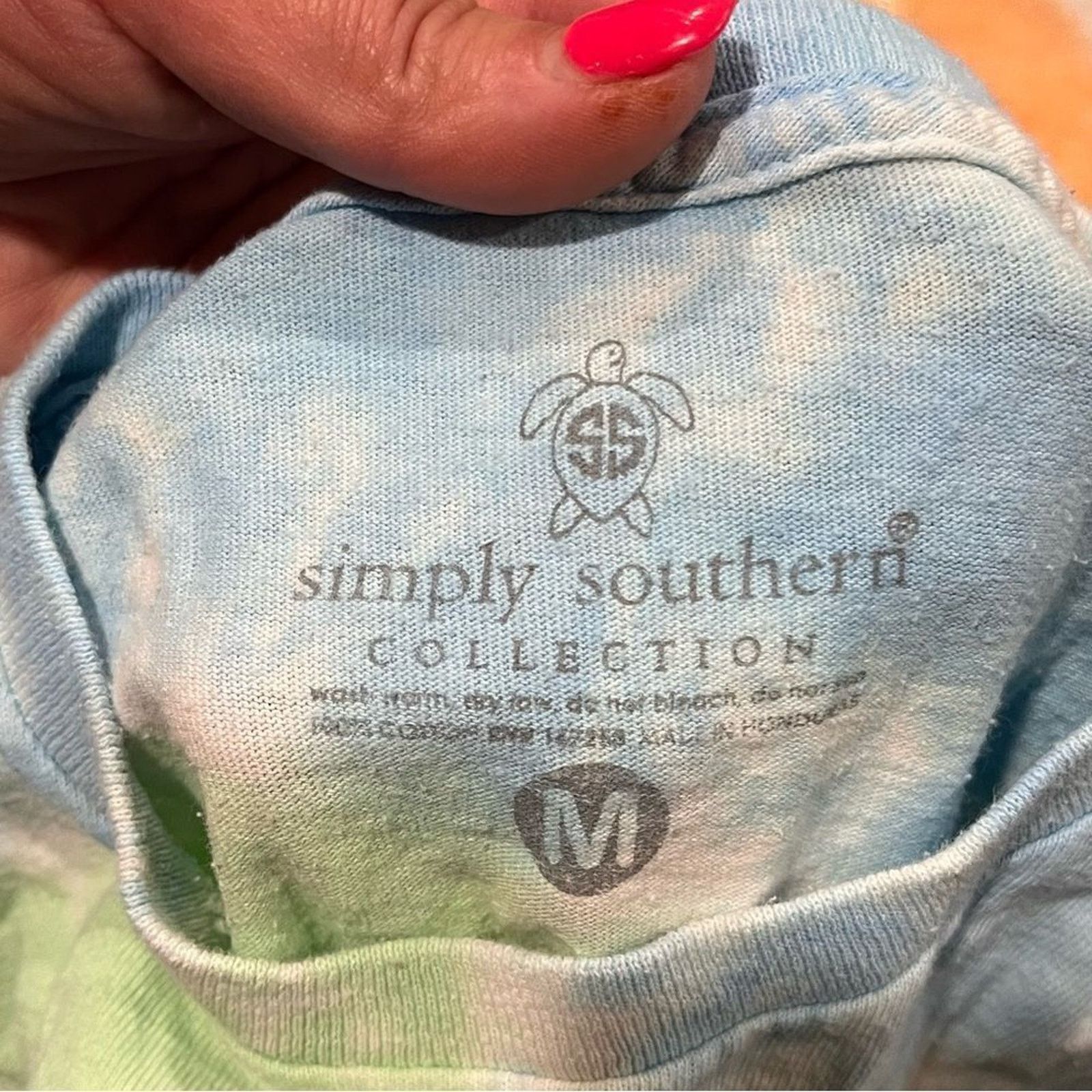 Vintage Simply Southern Bright Tie Dye Long Sleeve T-Shirt Size M Size M / US 6-8 / IT 42-44 - 6 Thumbnail