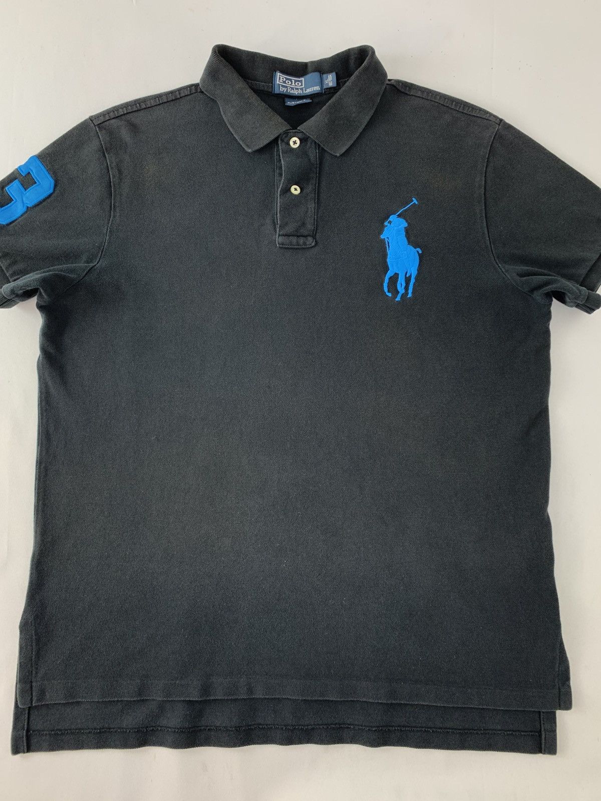 Polo Ralph Lauren Polo Ralph Lauren Custom Fit Embroidery Logo Polo Tee Tshirt Size US L / EU 52-54 / 3 - 3 Thumbnail