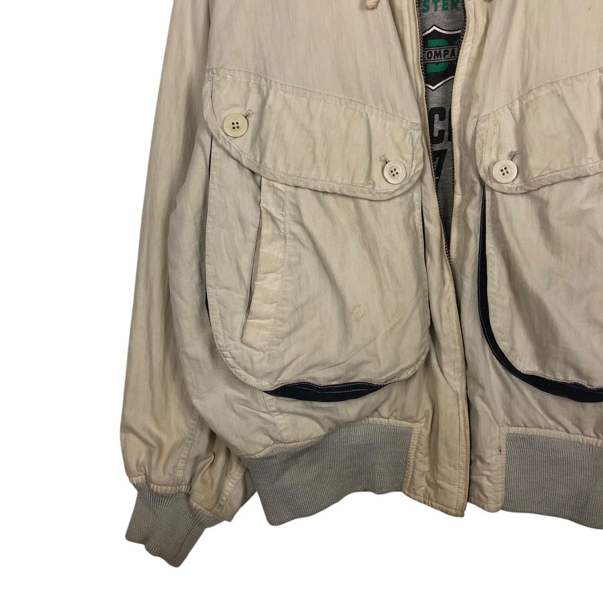Japanese Brand 📌Mike Birnies Reversible Bomber Jacket Big Logo Issey Miyake Size US M / EU 48-50 / 2 - 7 Thumbnail